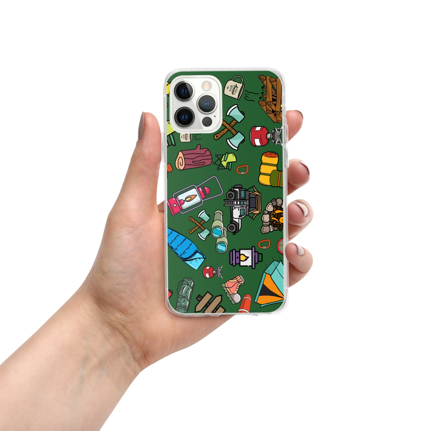 Camping Clear Case for iPhone®