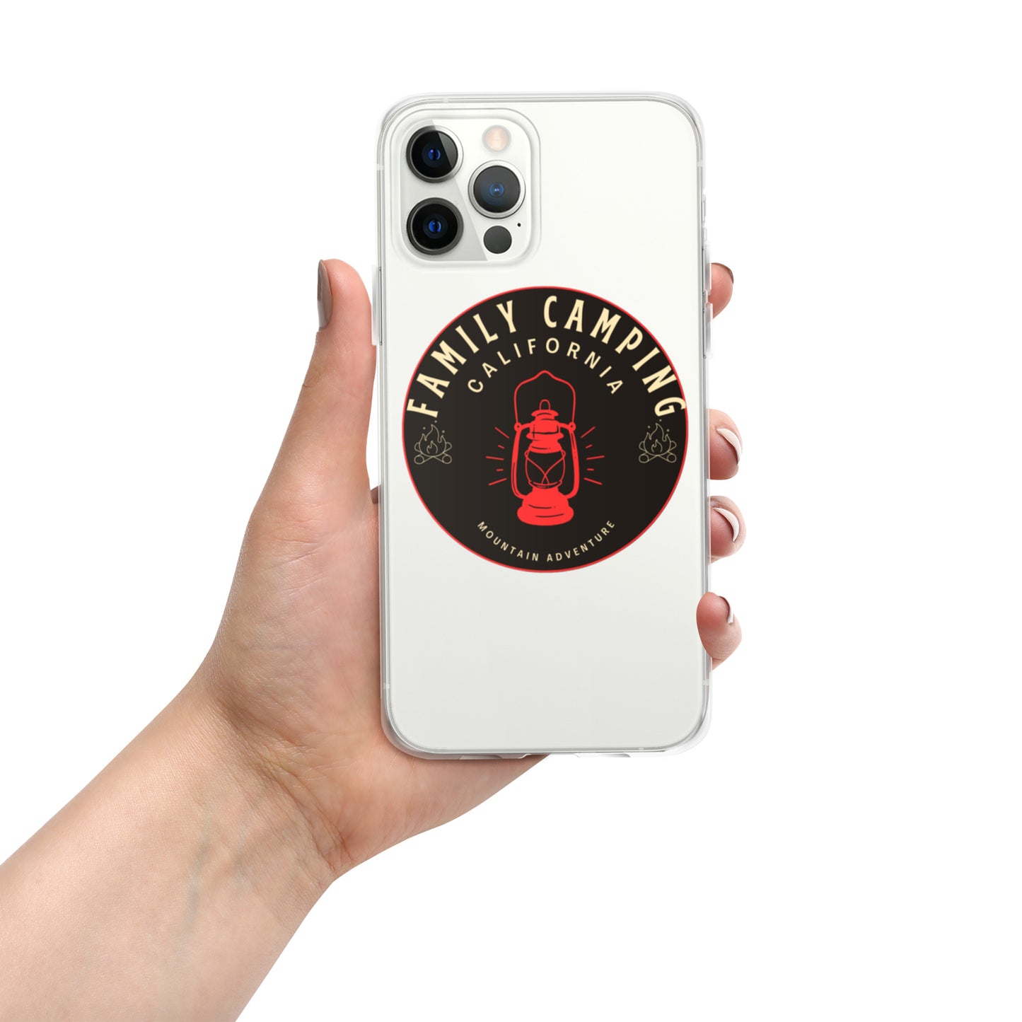 Camping Clear Case for iPhone®