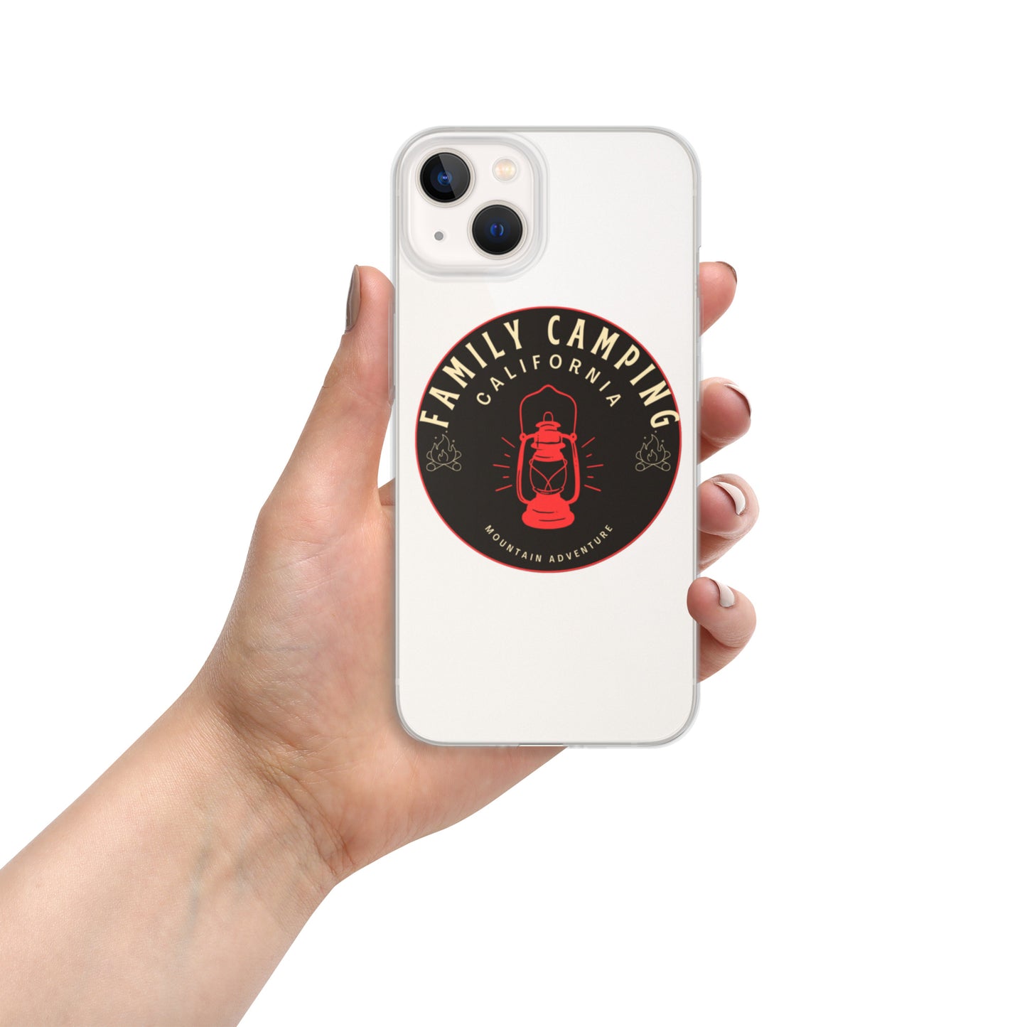 Camping Clear Case for iPhone®