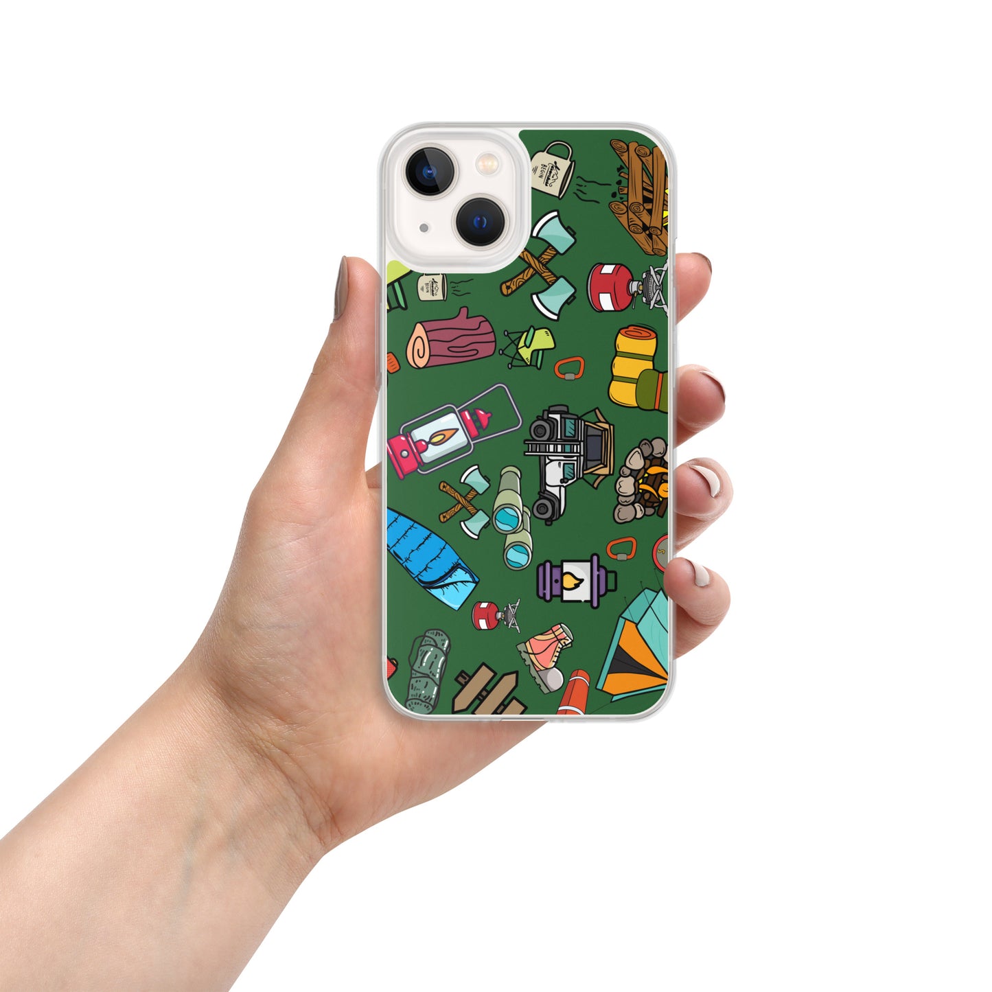 Camping Clear Case for iPhone®