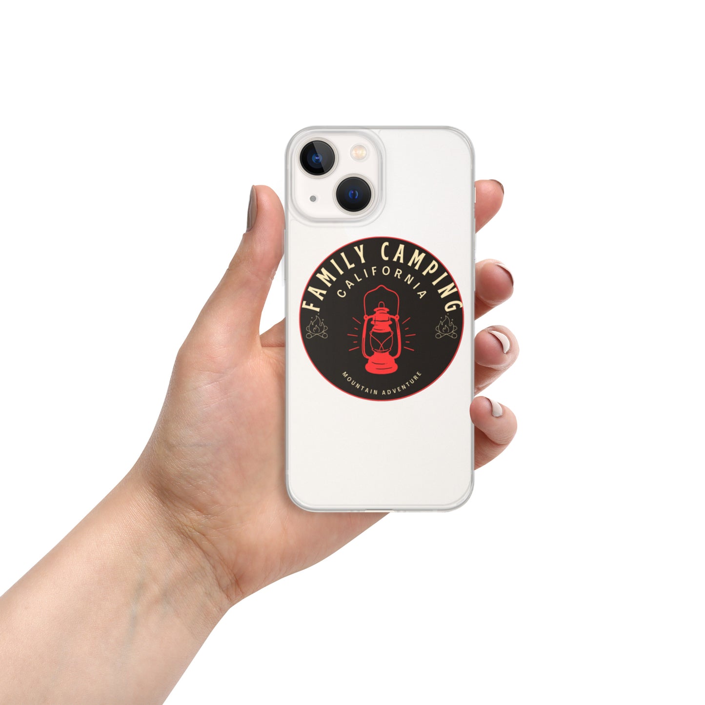 Camping Clear Case for iPhone®