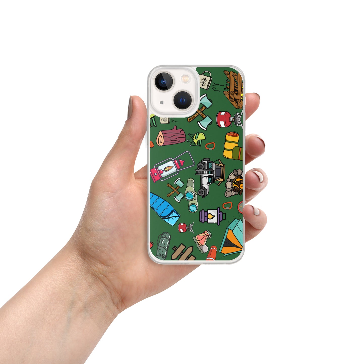 Camping Clear Case for iPhone®