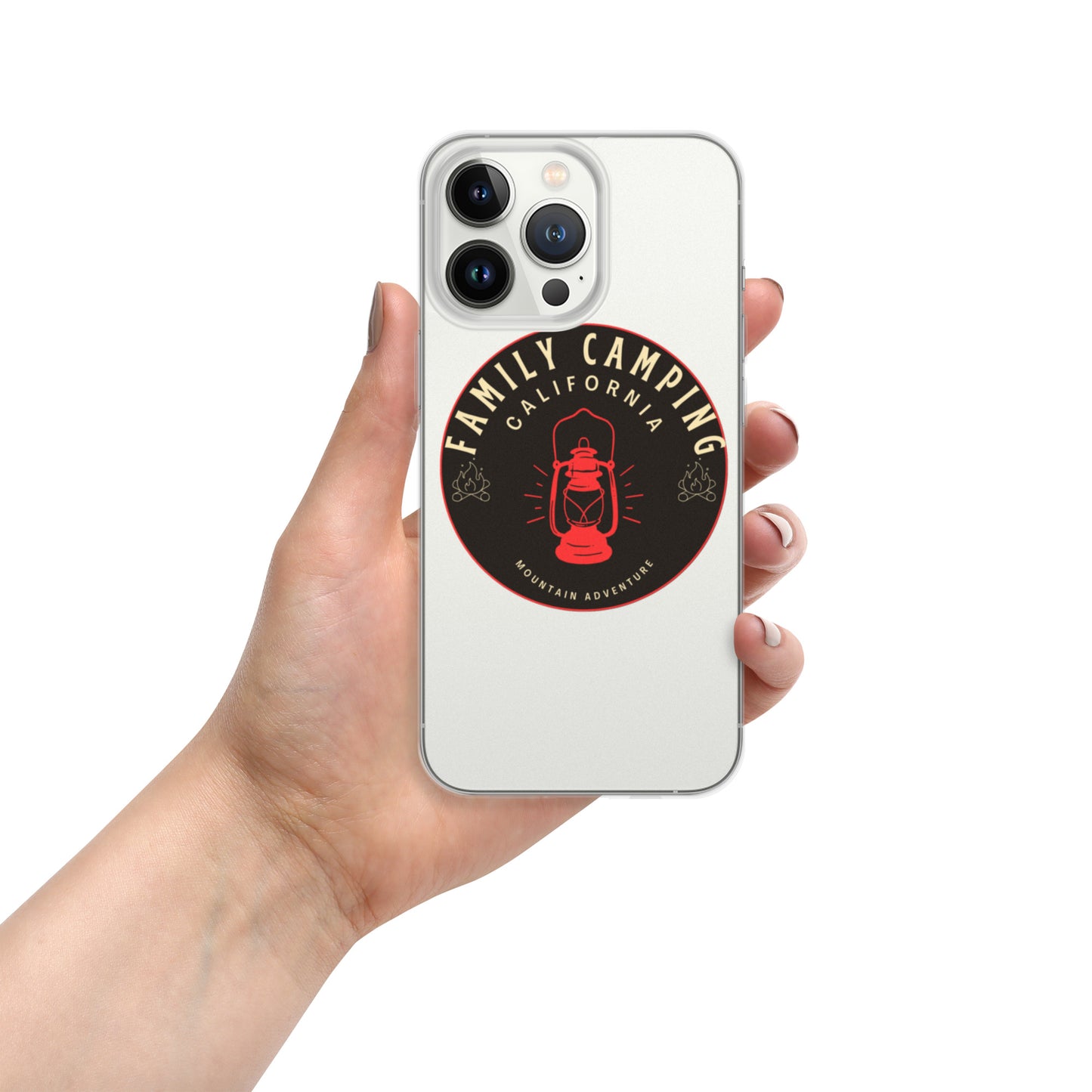 Camping Clear Case for iPhone®