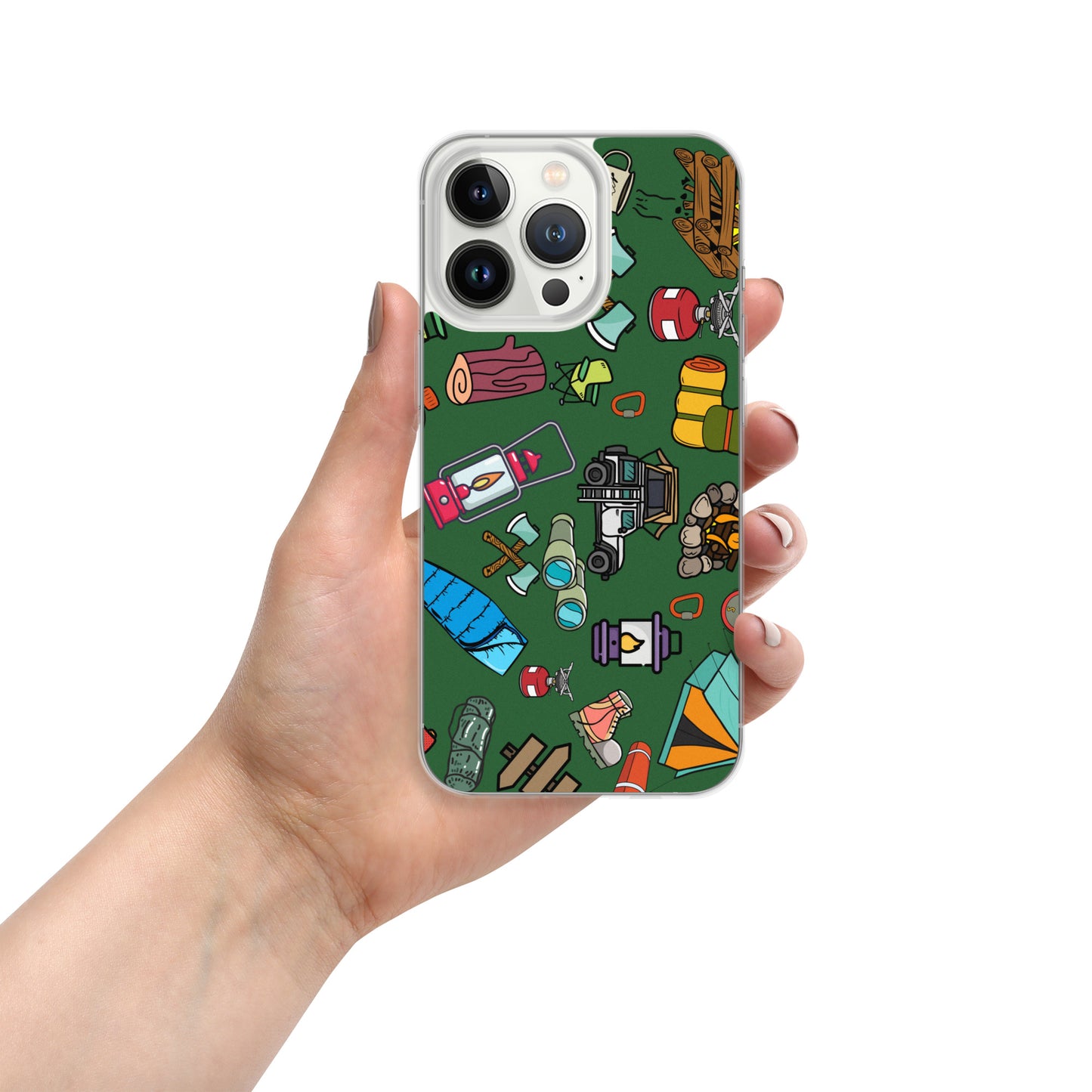 Camping Clear Case for iPhone®