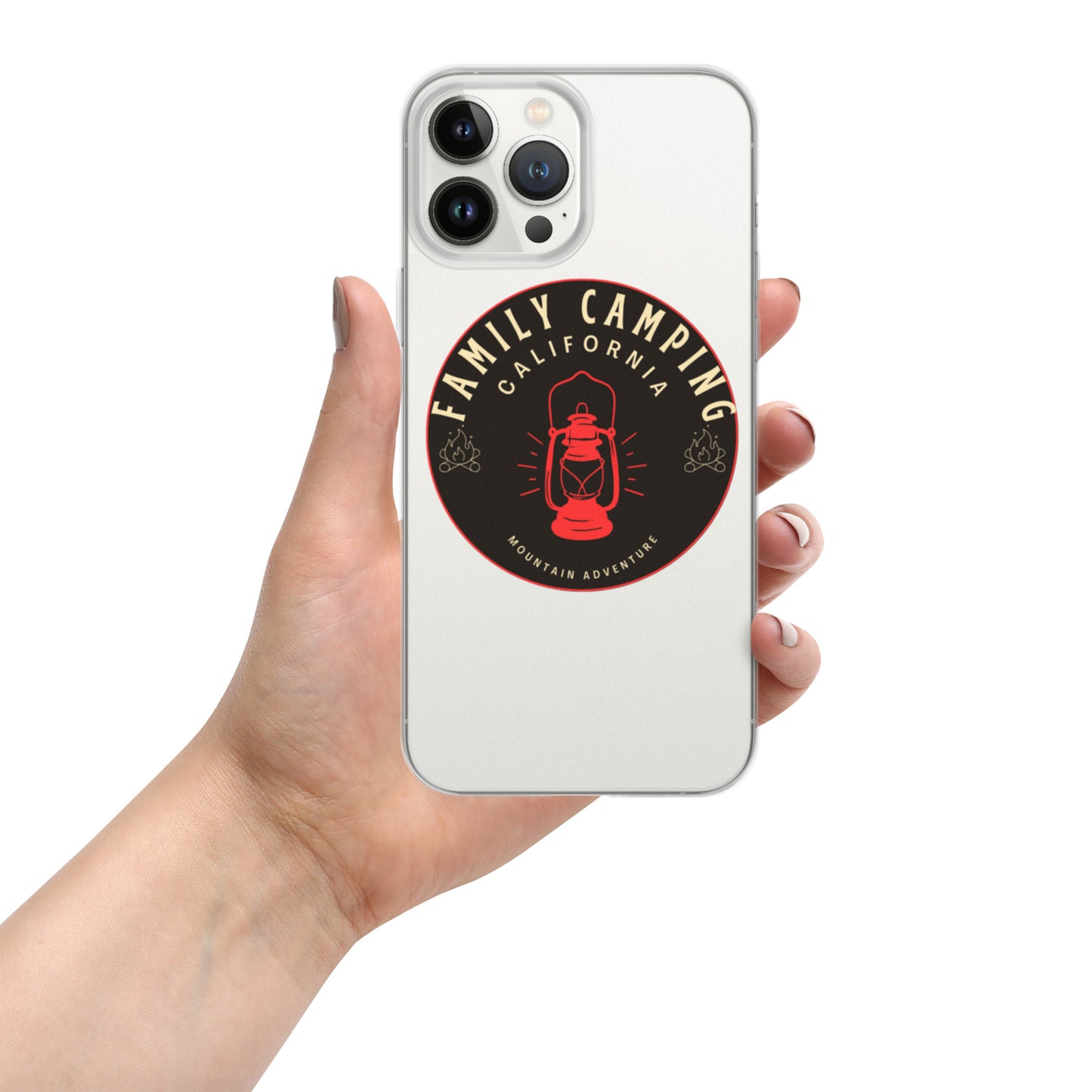 Camping Clear Case for iPhone®