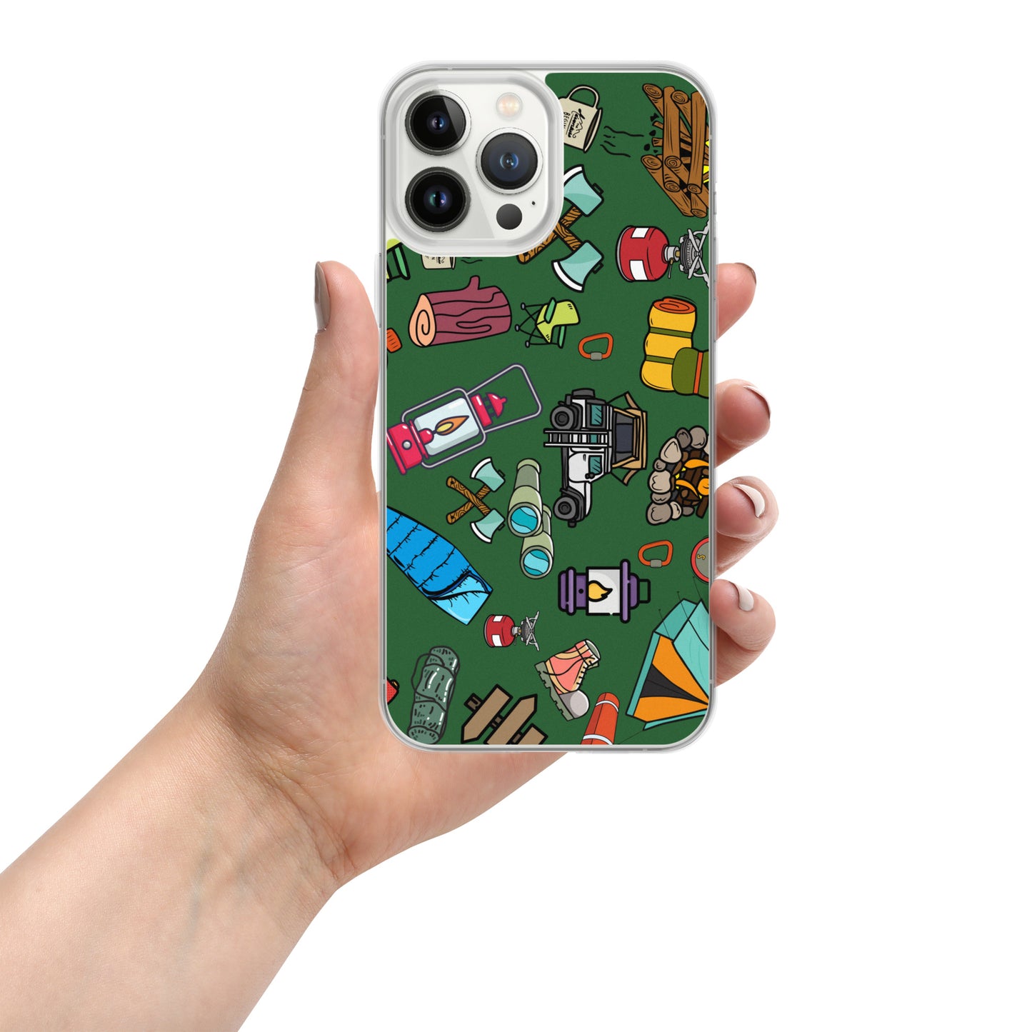 Camping Clear Case for iPhone®