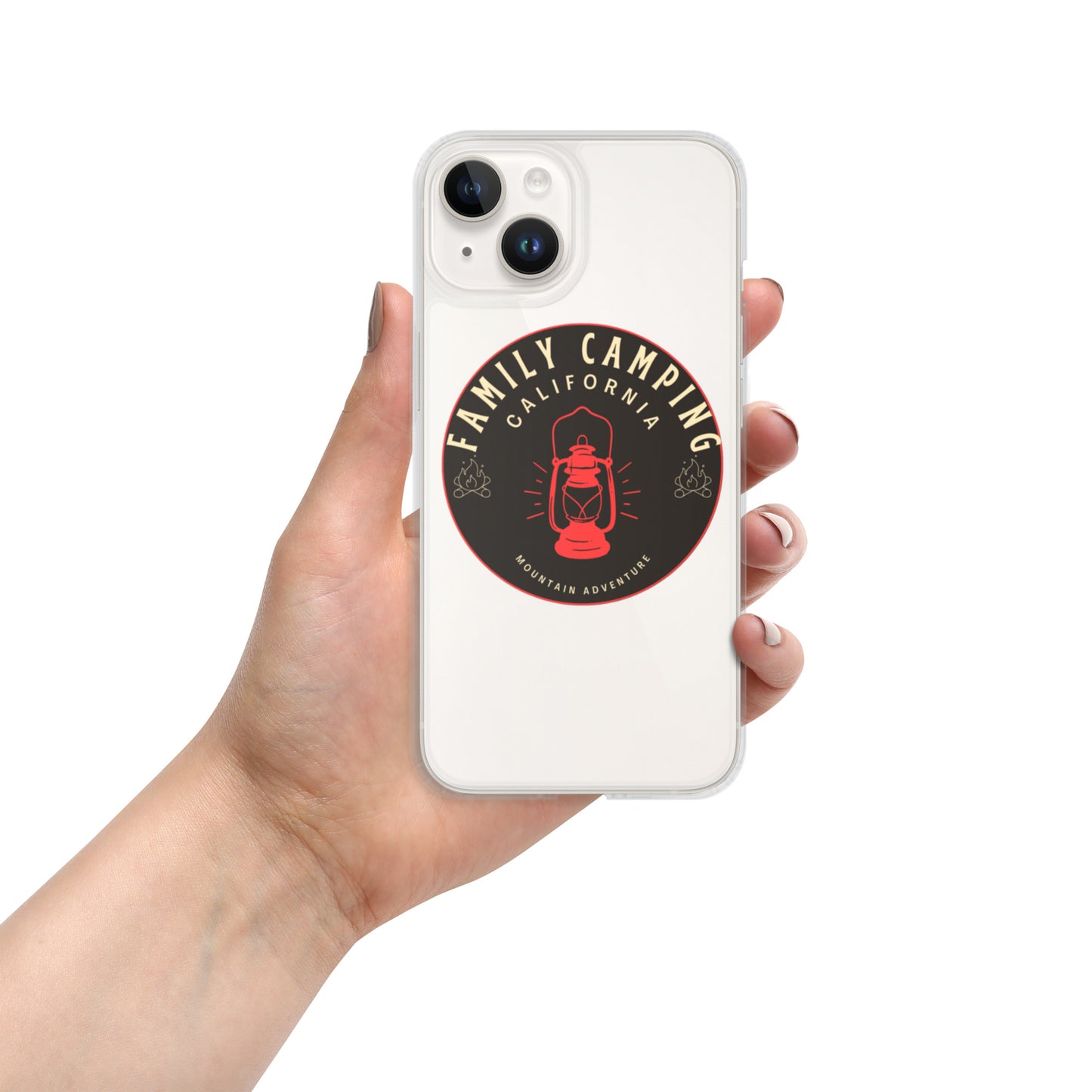 Camping Clear Case for iPhone®