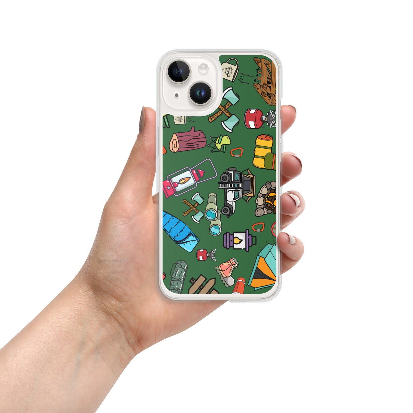 Camping Clear Case for iPhone®