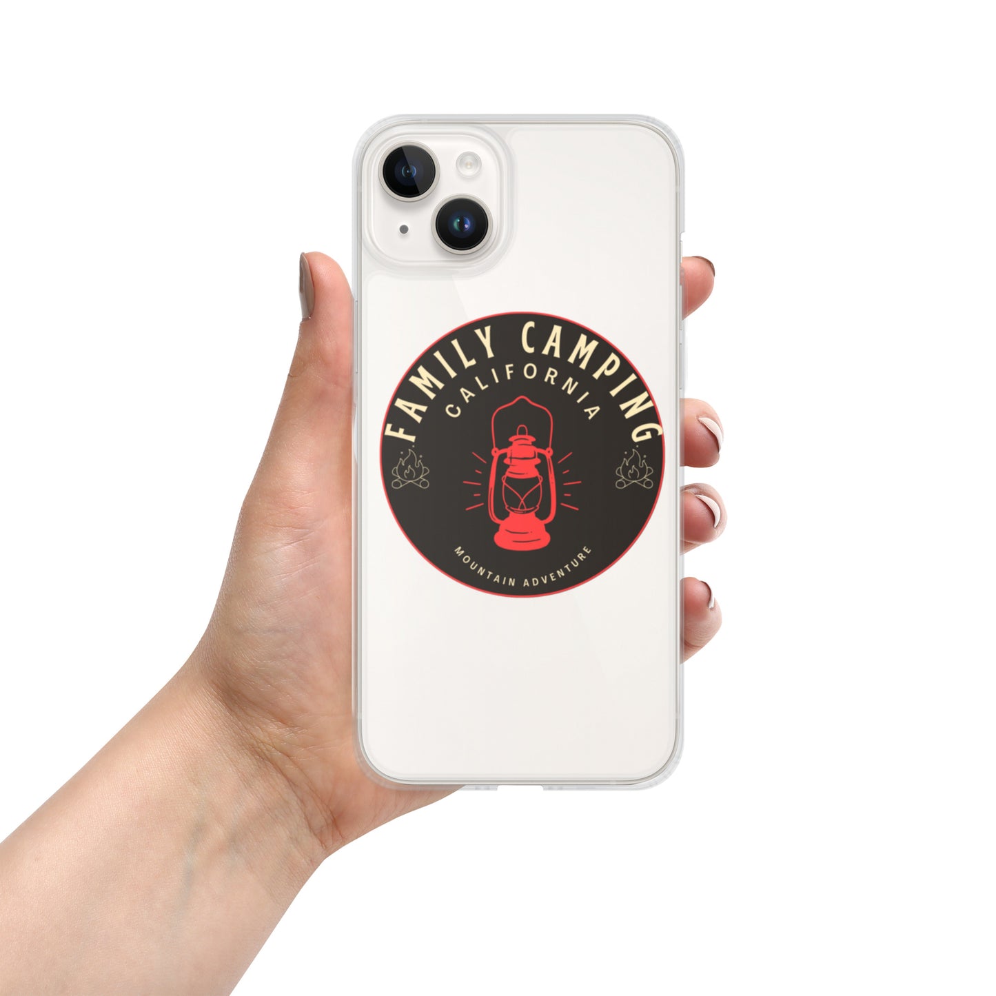 Camping Clear Case for iPhone®