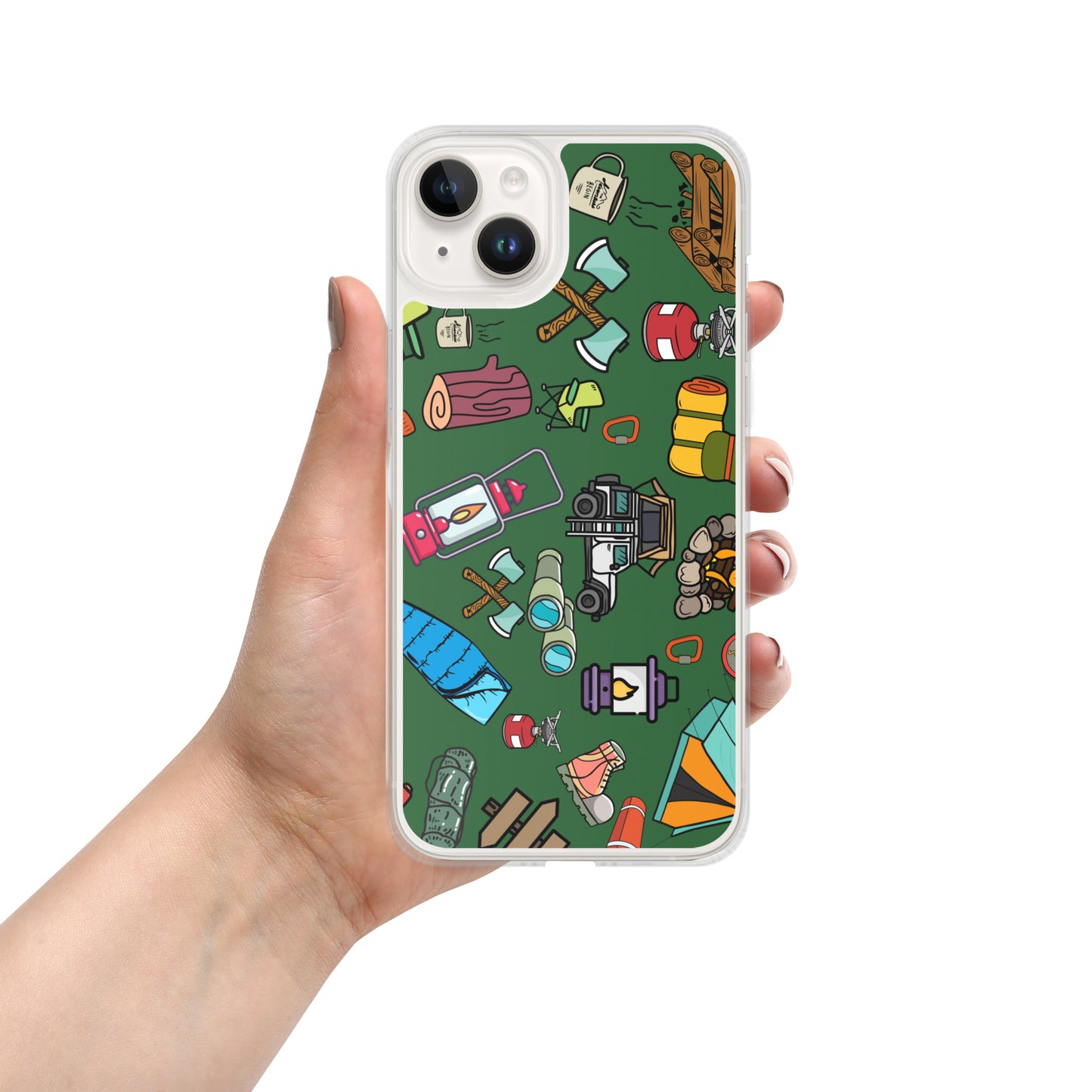 Camping Clear Case for iPhone®