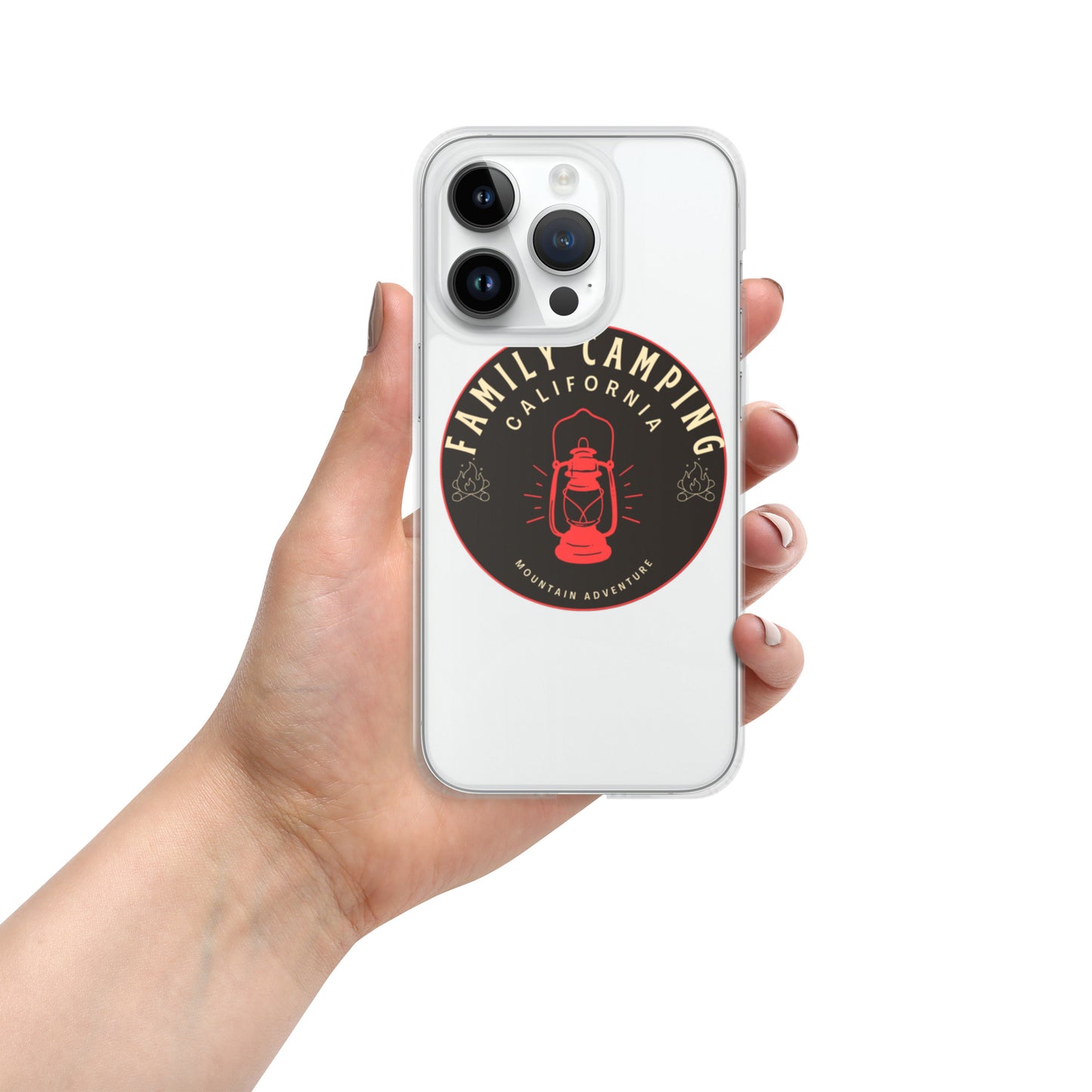 Camping Clear Case for iPhone®