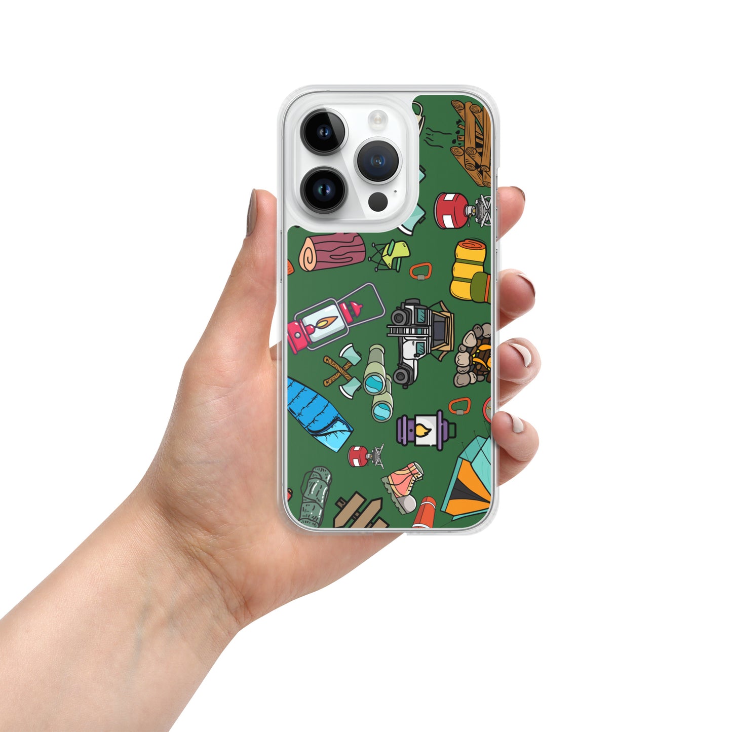 Camping Clear Case for iPhone®