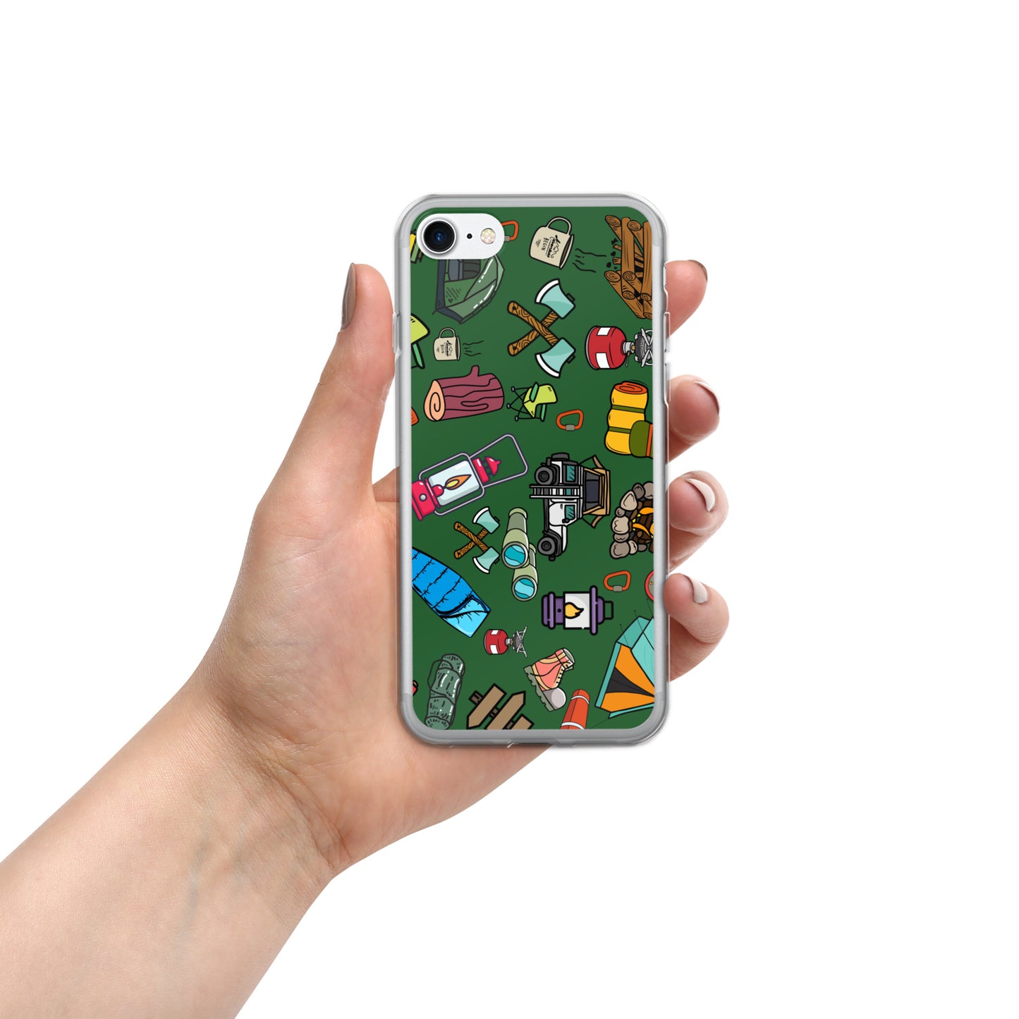 Camping Clear Case for iPhone®