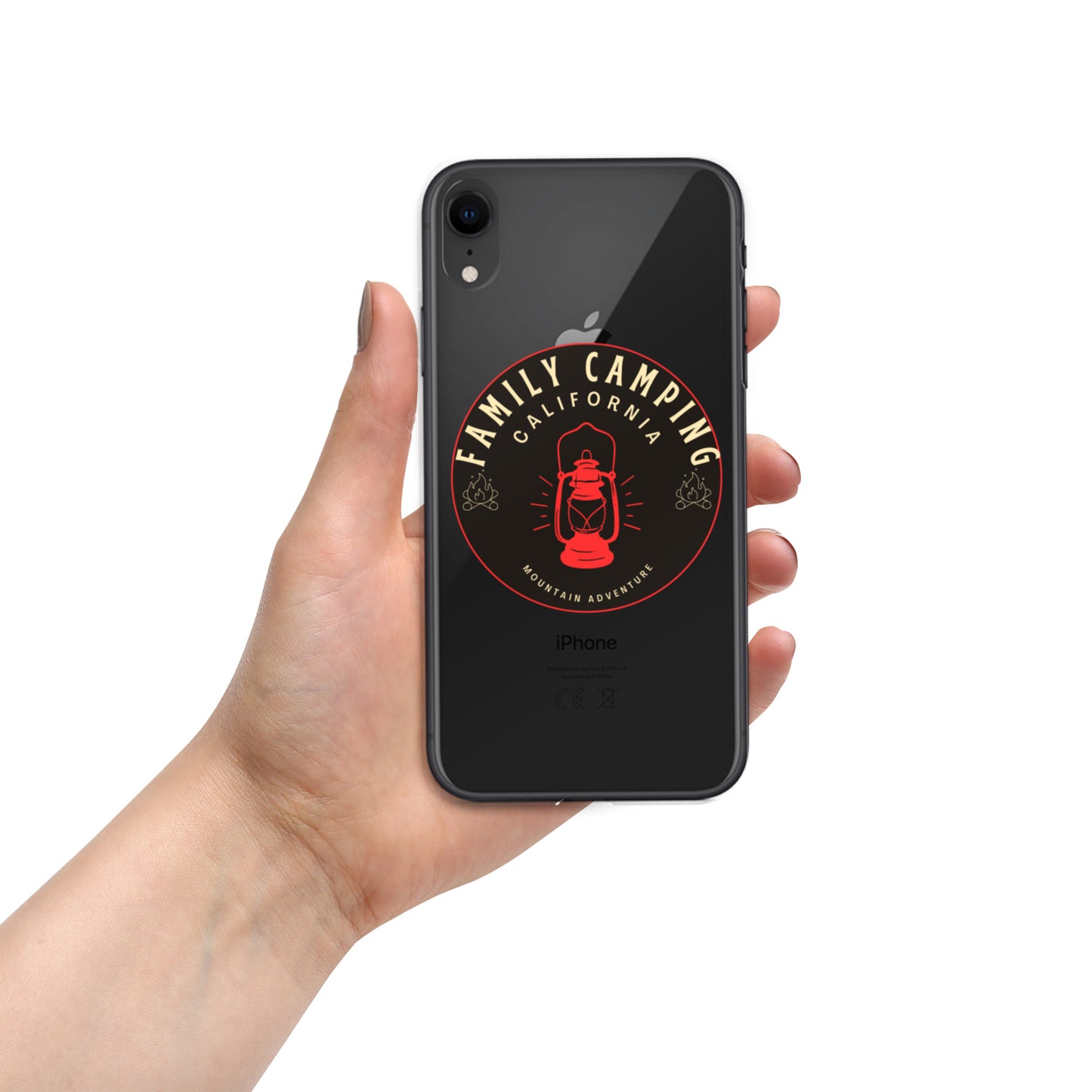 Camping Clear Case for iPhone®