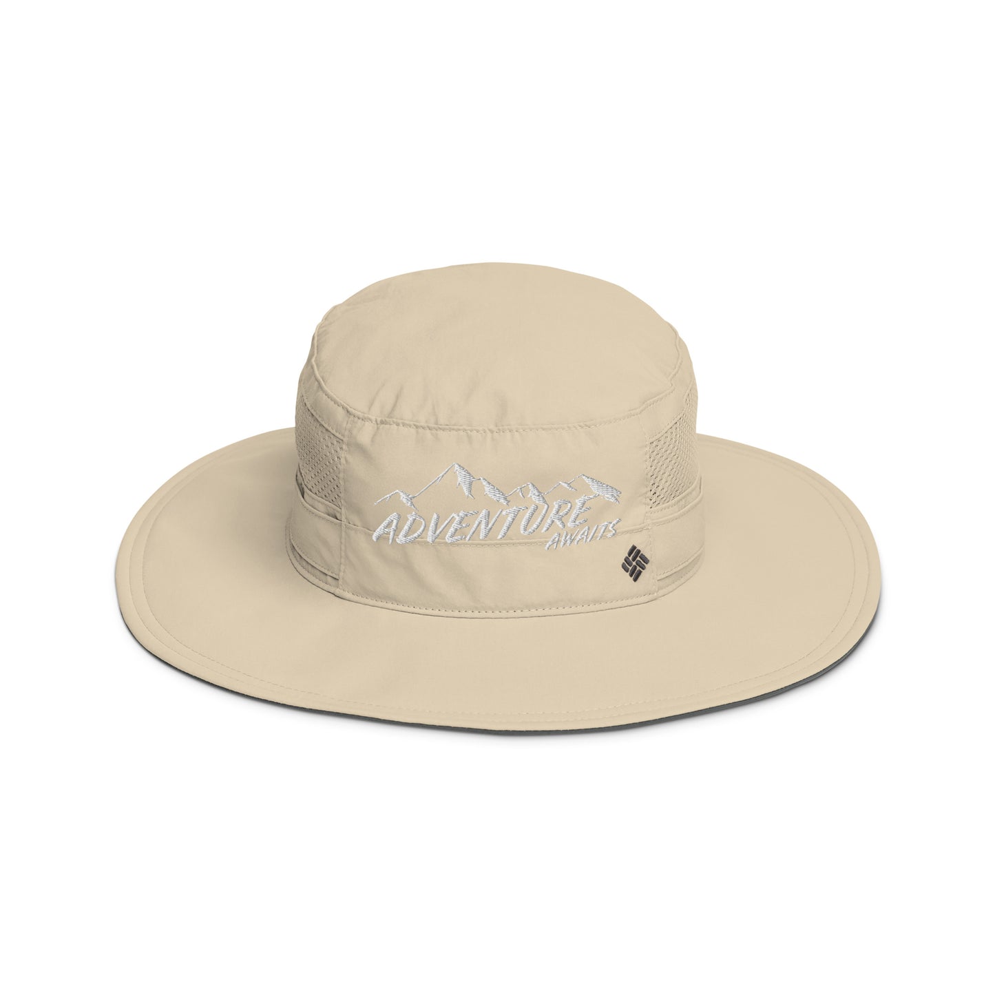 Adventure Awaits Hat, Camping Hat , Hiking Hat, Outdoor, Happy Camper, Mountains Trucker Hat, Gift For Outdoorsman, Columbia booney hatColumbia booney hat