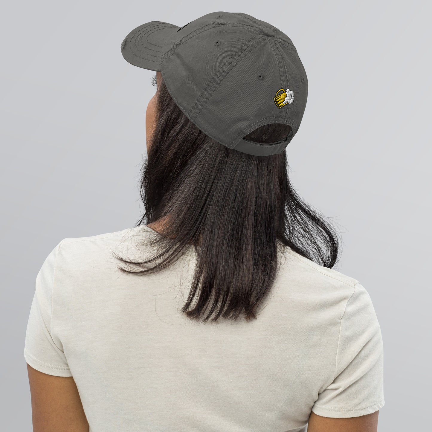 Don’t worry, be hoppy, Beer, Distressed Dad Hat