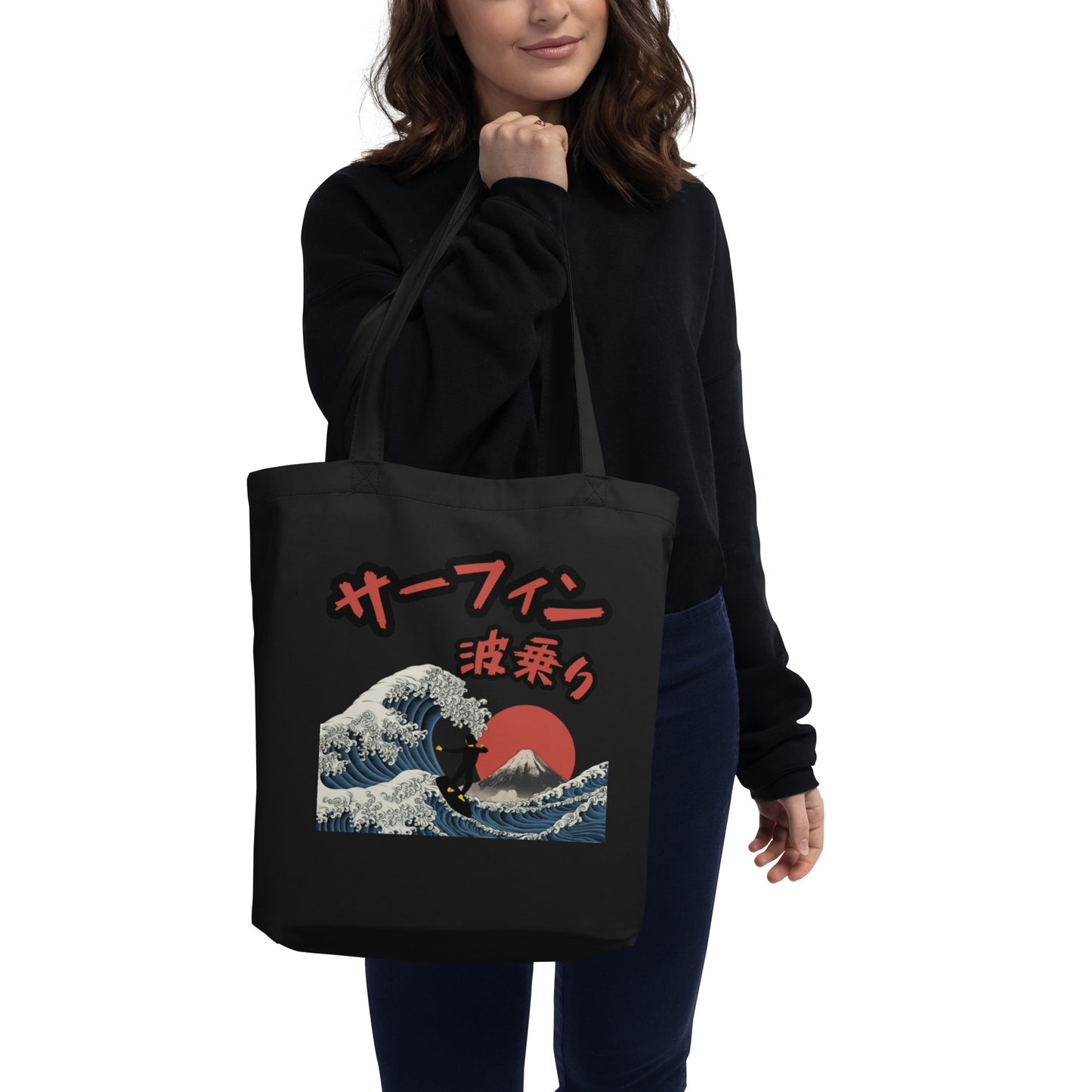 Surfing, Naminori, Eco Tote Bag
