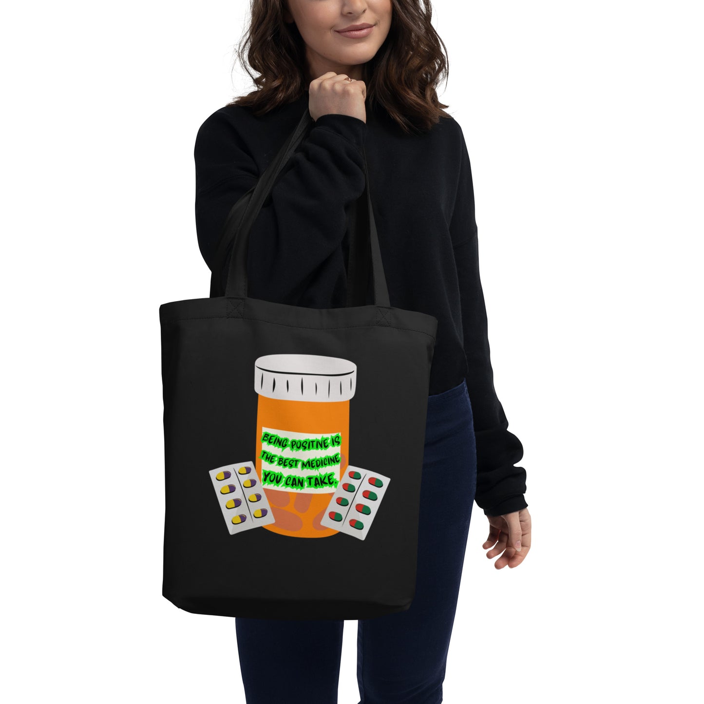 Being positive Eco Tote Bag