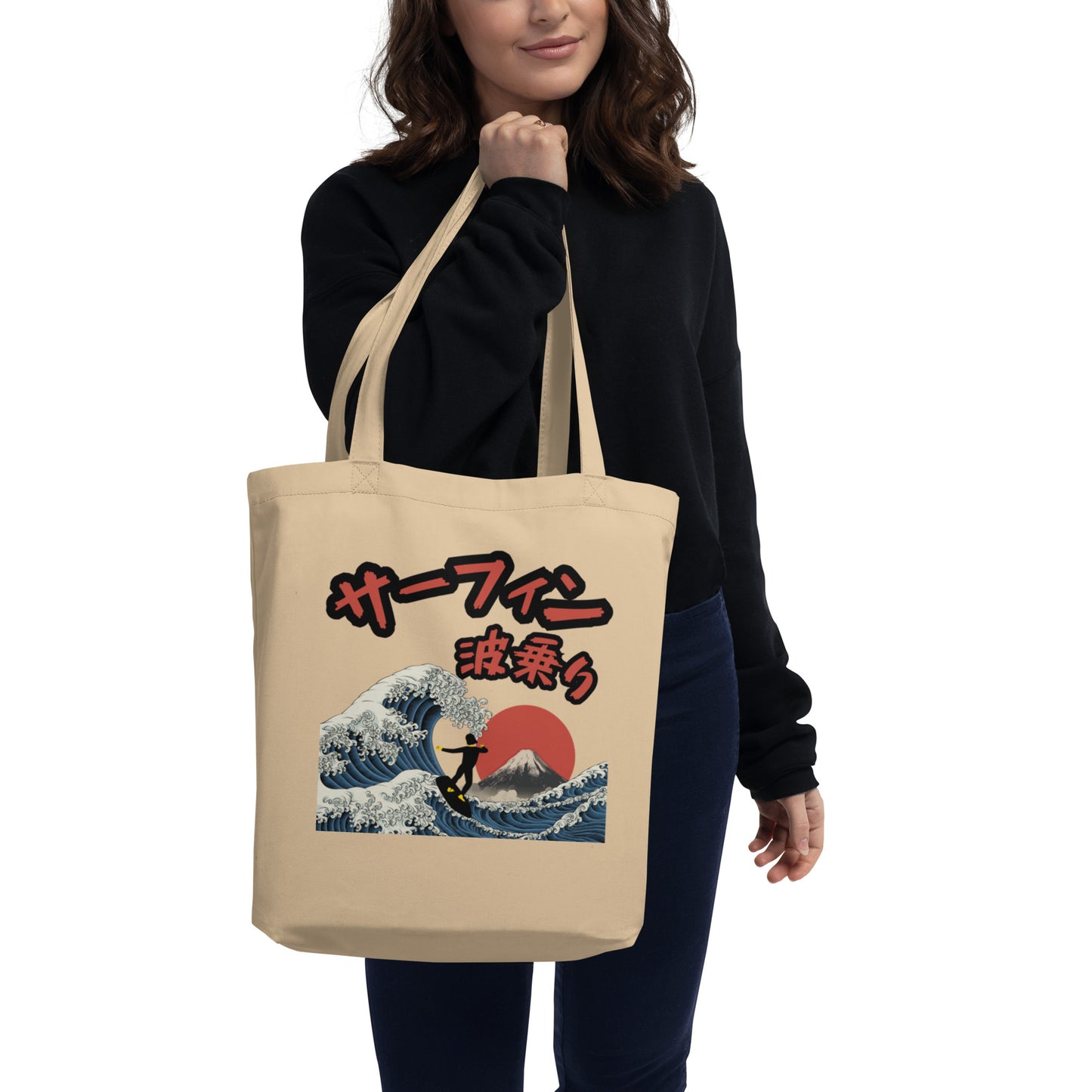 Surfing, Naminori, Eco Tote Bag