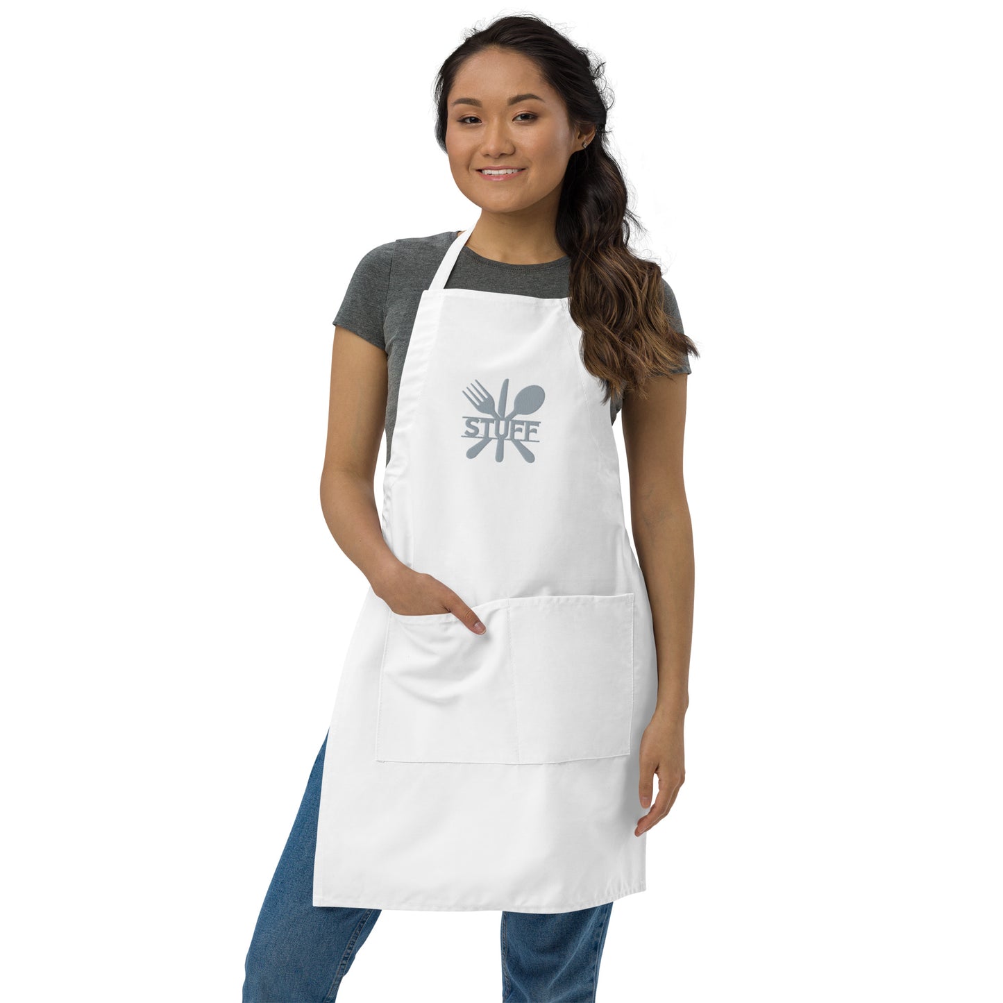 Chef Stuff Apron, Food Worker, Kitchen Apron, Restaurant Apron