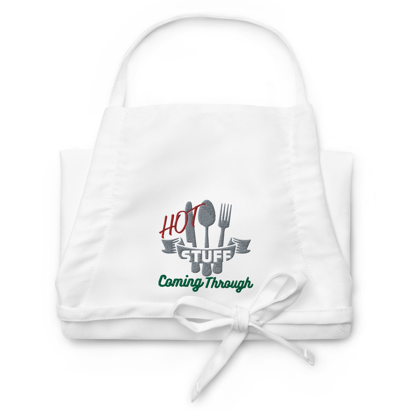 Chef Apron, Hot Stuff Coming Through, Food Worker Apron