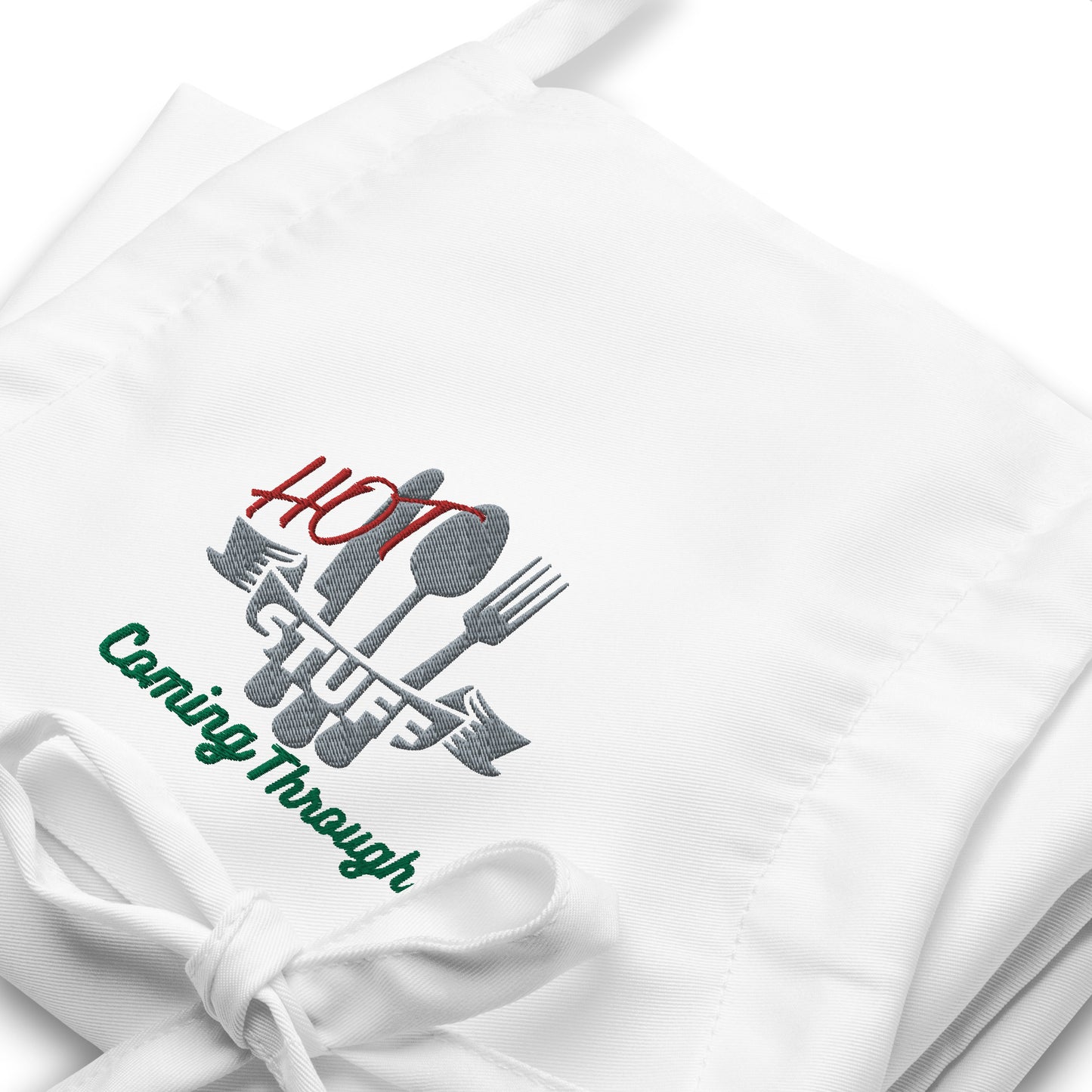 Chef Apron, Hot Stuff Coming Through, Food Worker Apron