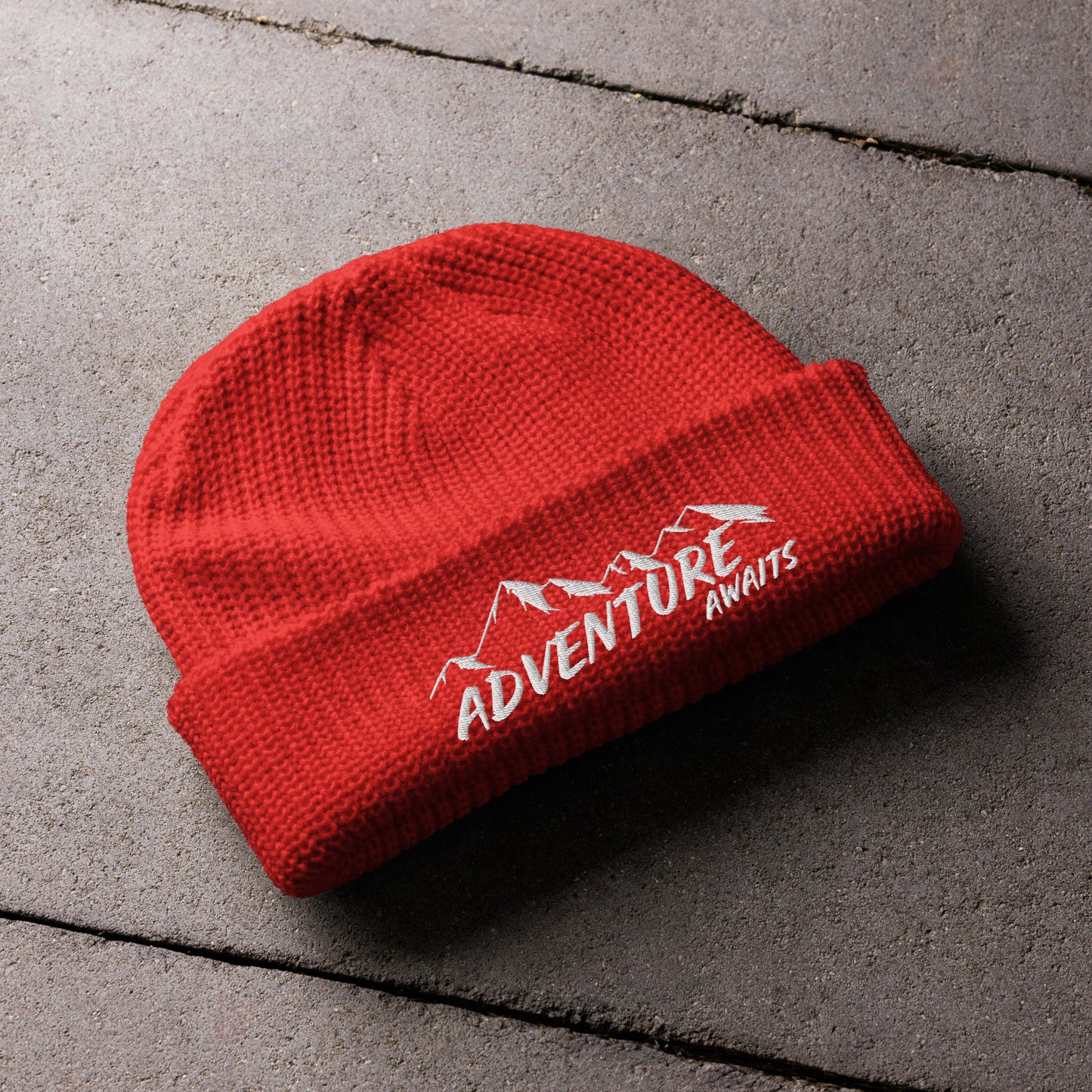 Adventure, Camping, Unisex Beanies, Beanies for men, Fisherman beanie