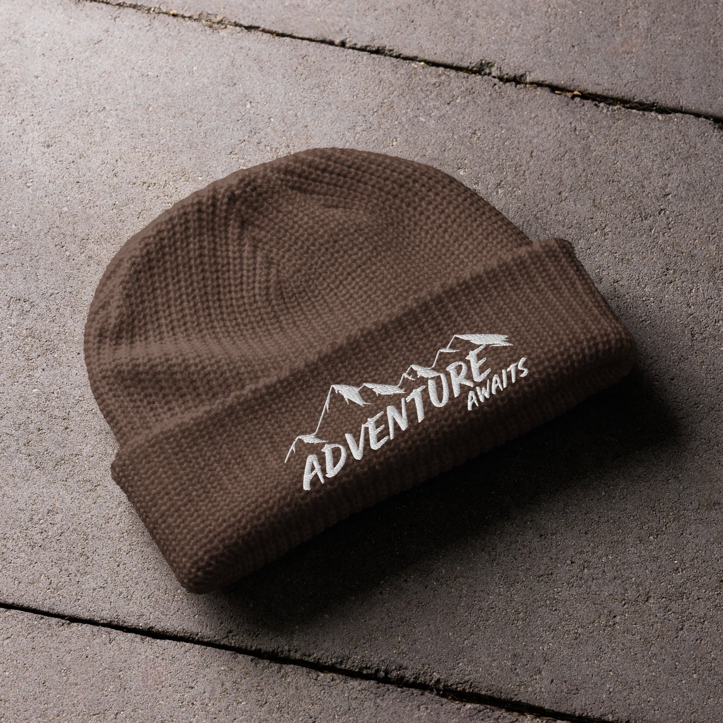 Adventure, Camping, Unisex Beanies, Beanies for men, Fisherman beanie