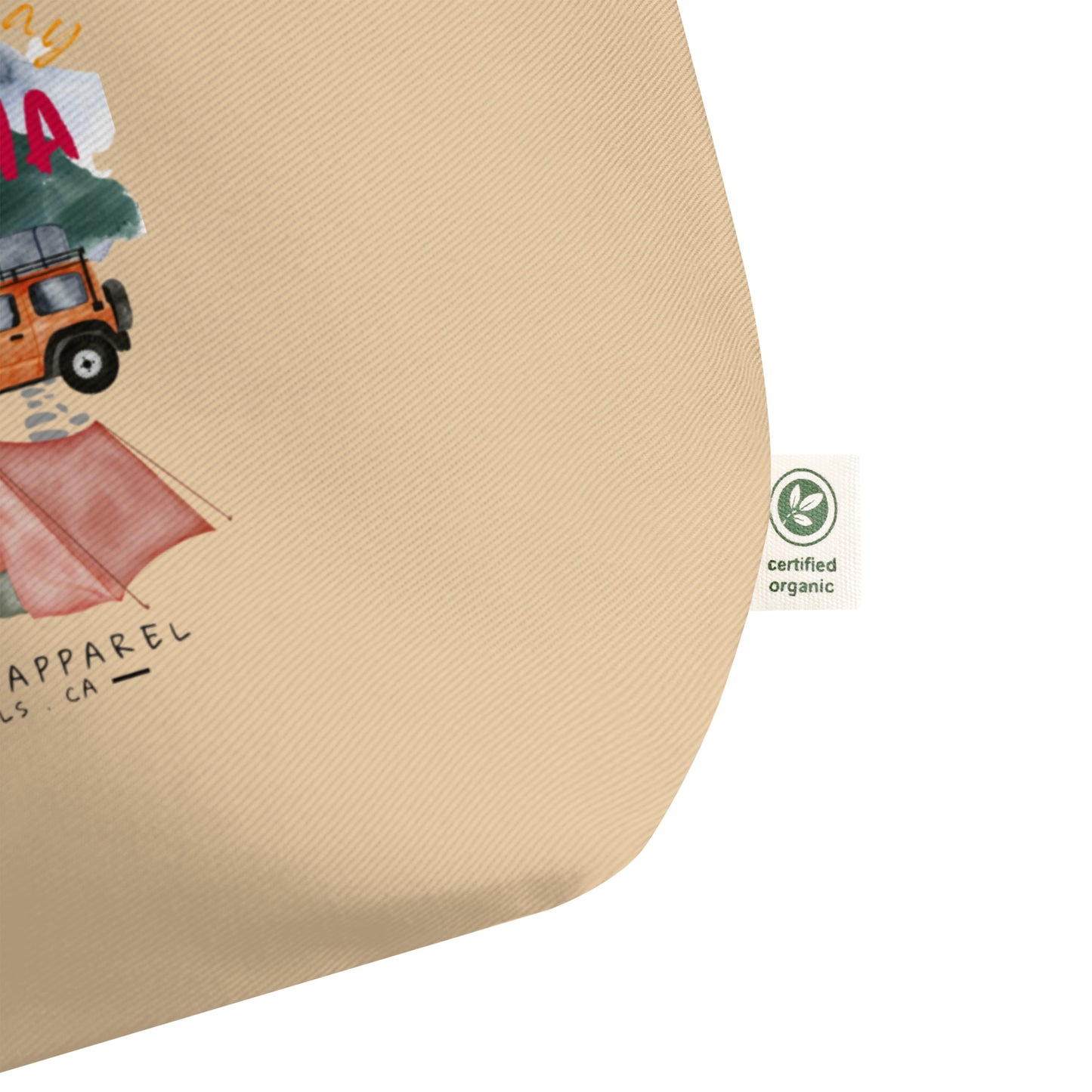 California Great Day Large organic tote bag