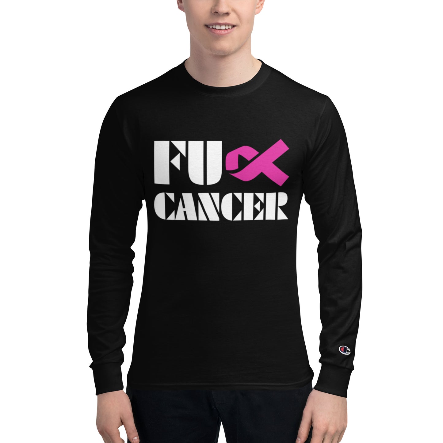 Fuck Cancer, Cancer Survivor Gift, Champion Long Sleeve Shirt