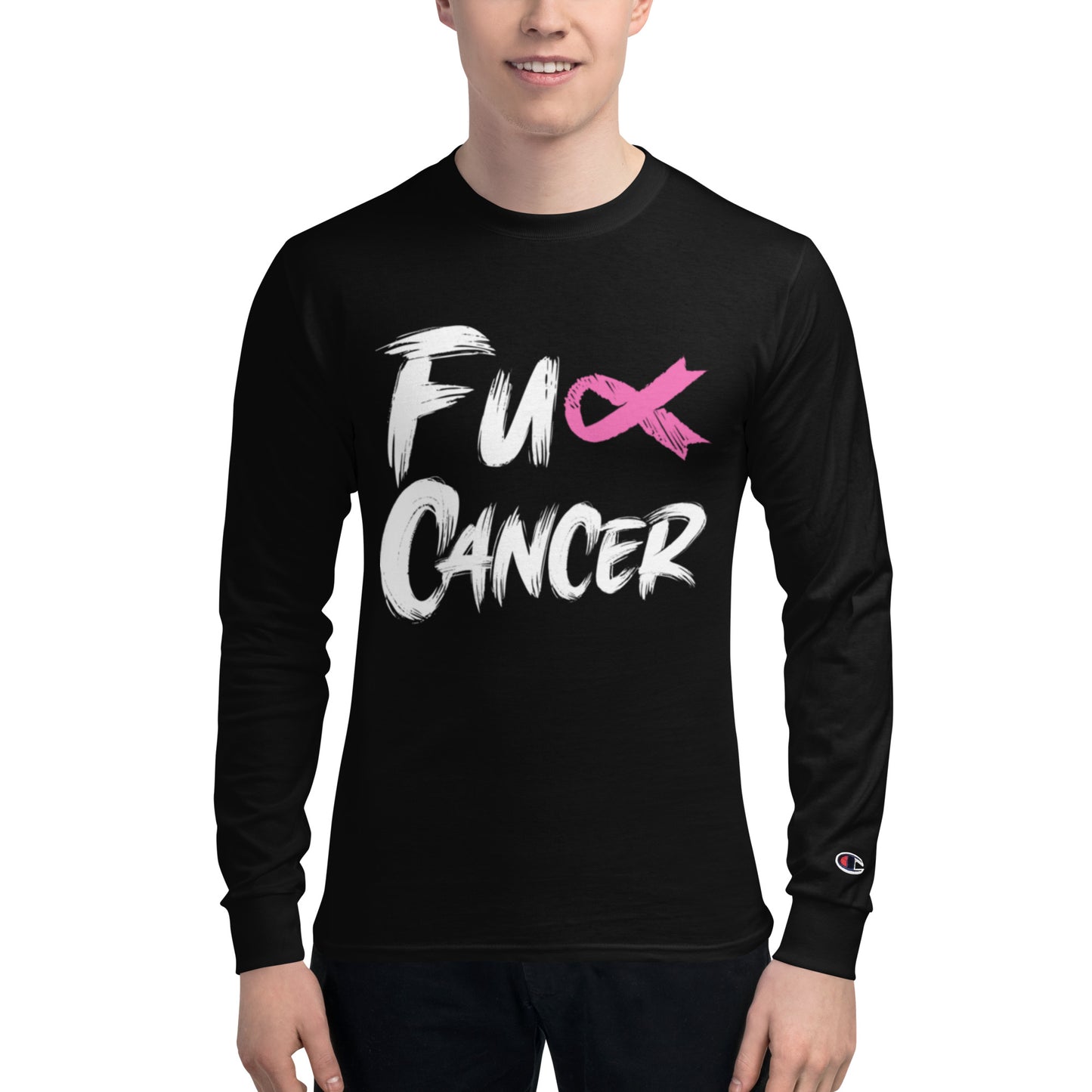 Fuck Cancer, Cancer Survivor Gift, Champion Long Sleeve Shirt