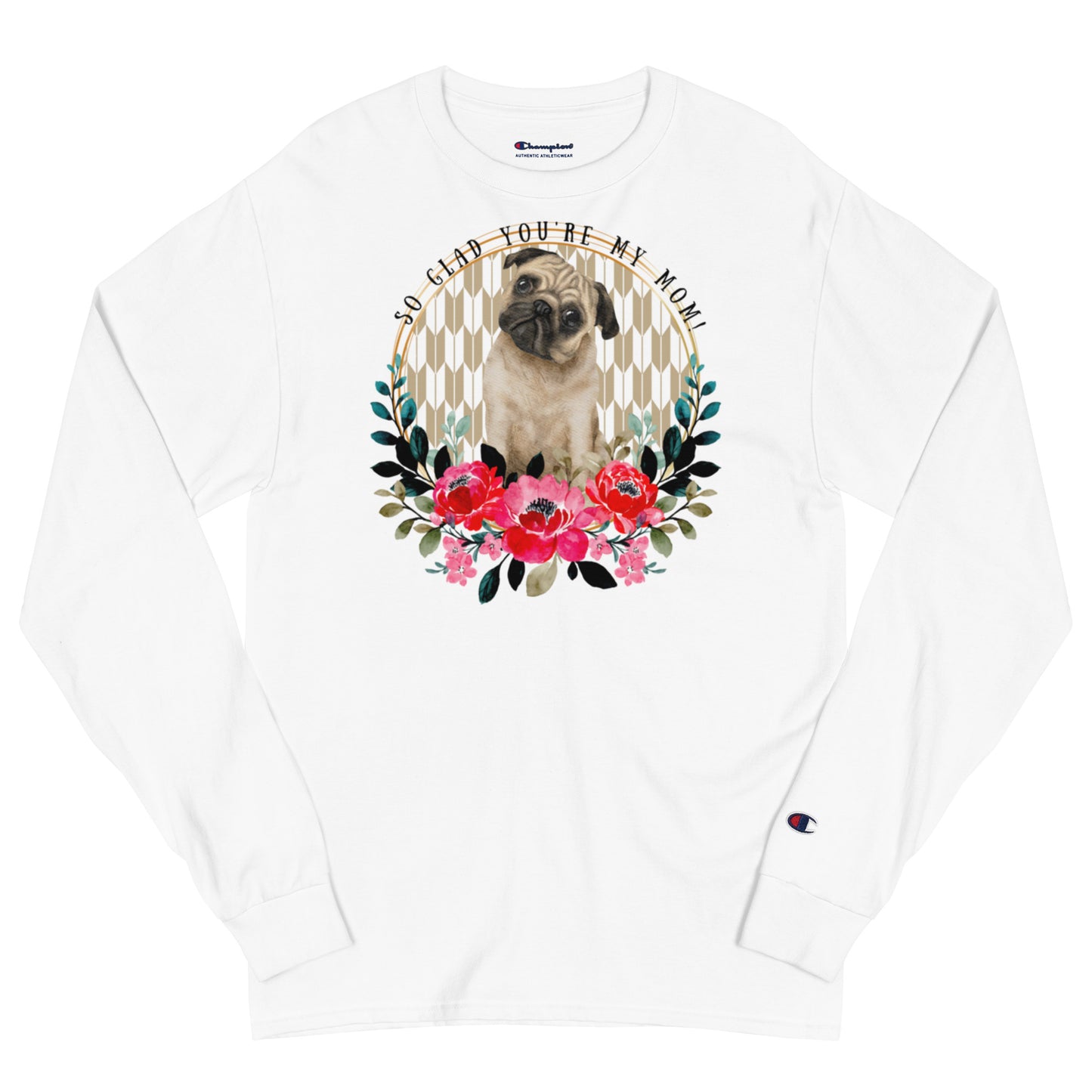 Pug Dog Champion Long Sleeve Shirt