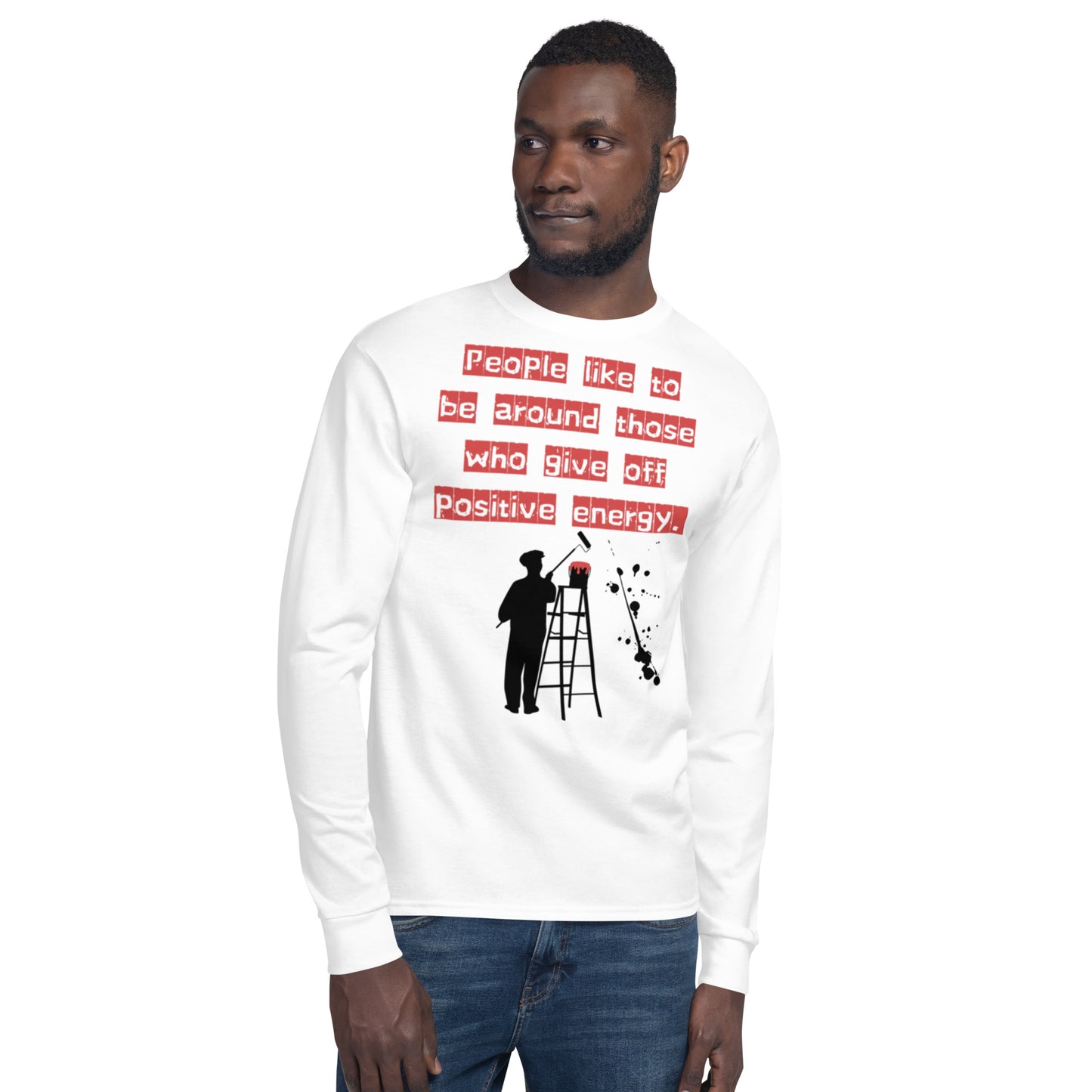 People like to be around those who give off positive energy. Champion Long Sleeve Shirt