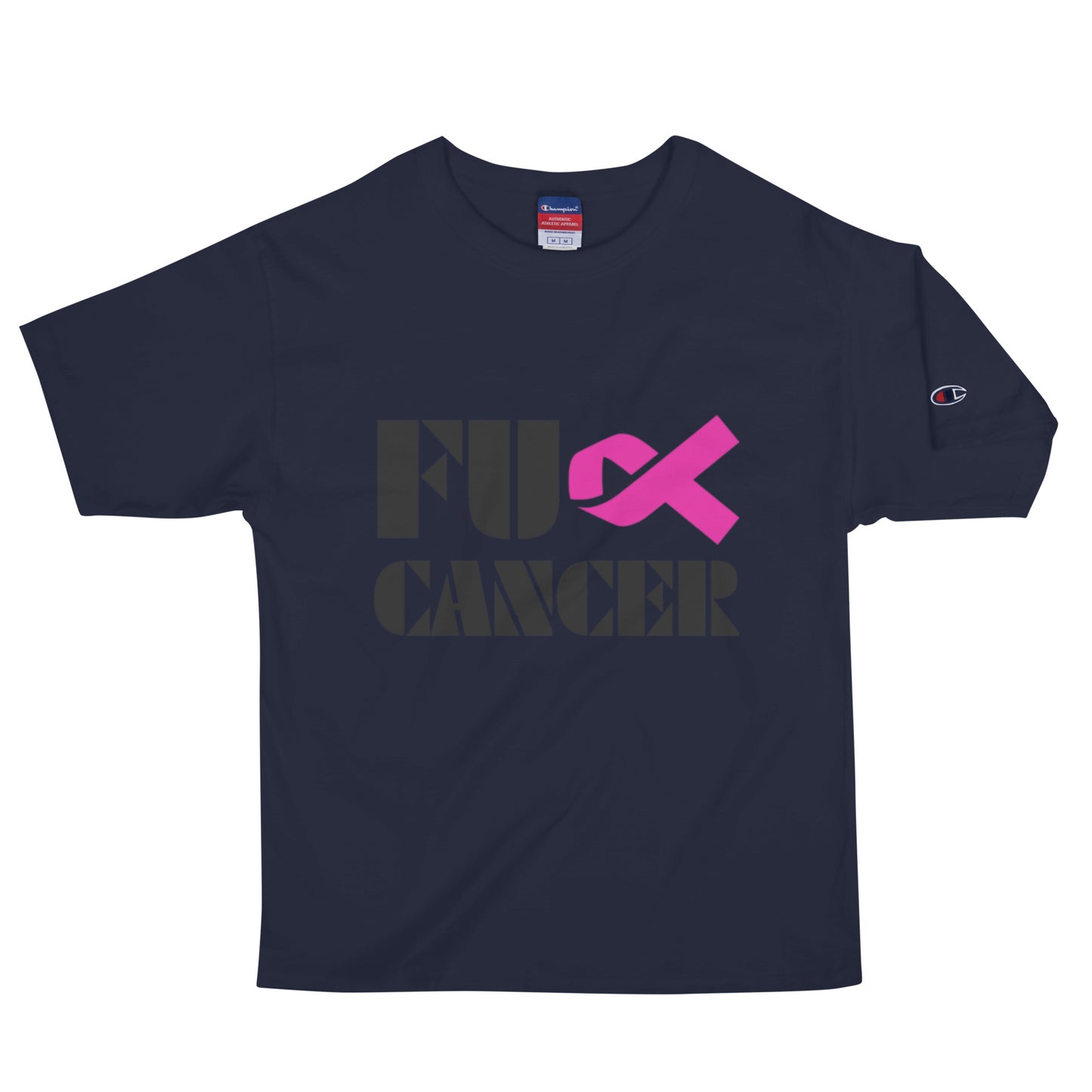 Fuck Cancer, Cancer Survivor Gift, 100% cotton Champion T-Shirt
