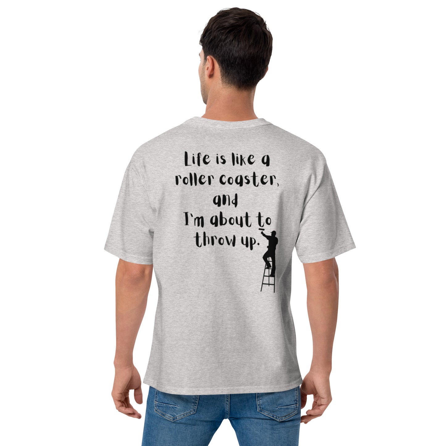 Life is like a roller coaster, and I'm about to throw up. Champion T-Shirt