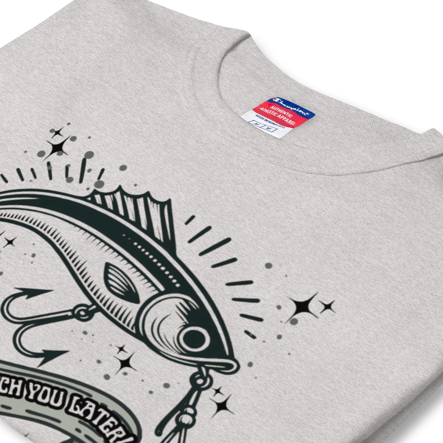 Fishing, Fishing Dad, Cool, Kawaii, Gift For Dad, Most popular, best seller Champion T-Shirt