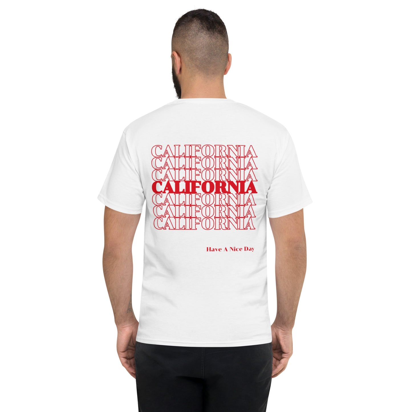 California, Japanese, Katakana, Nihongo, Have a good day Champion T-Shirt