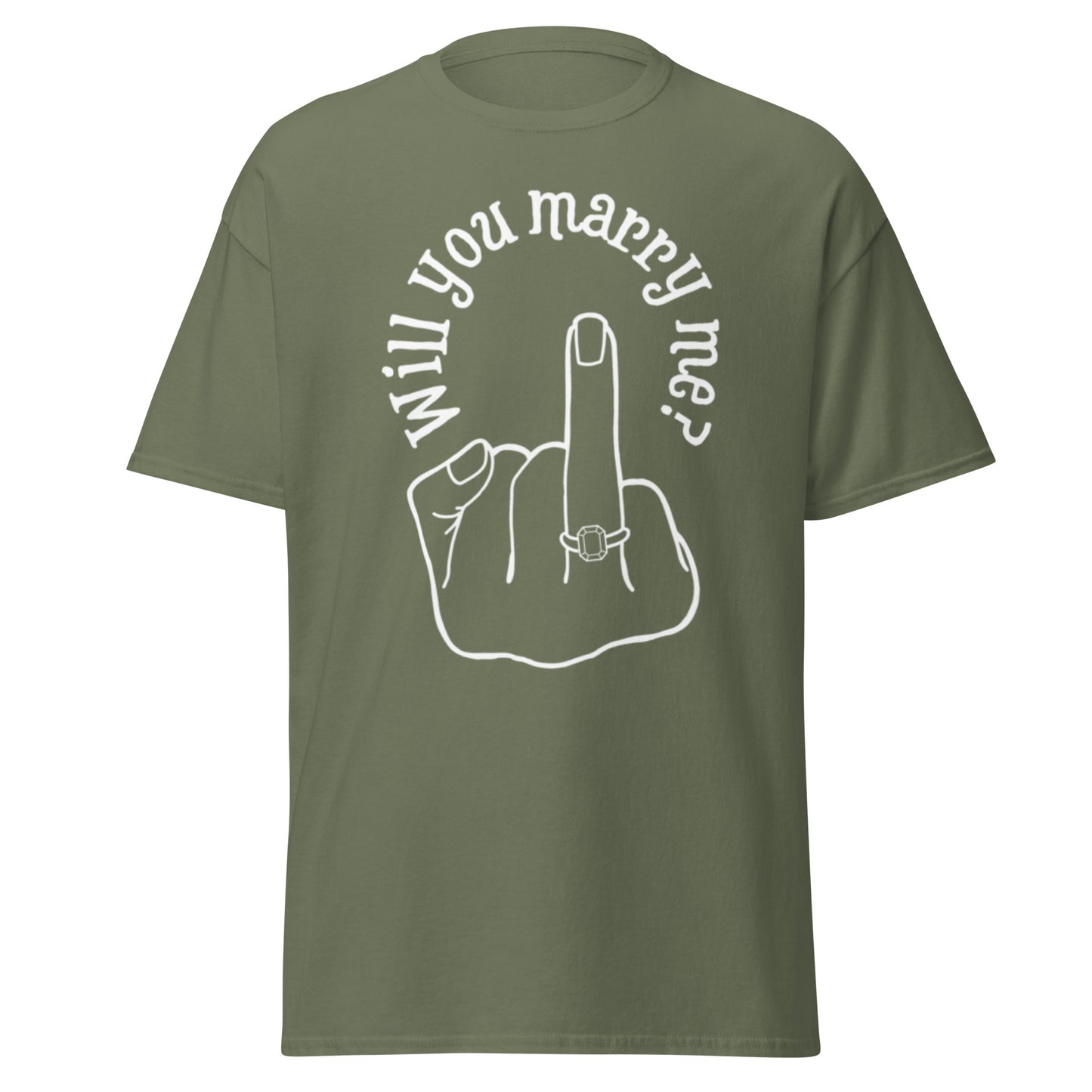 Will you Marry Me?? Marriage Proposal Ideas, For you, Black, classic tee