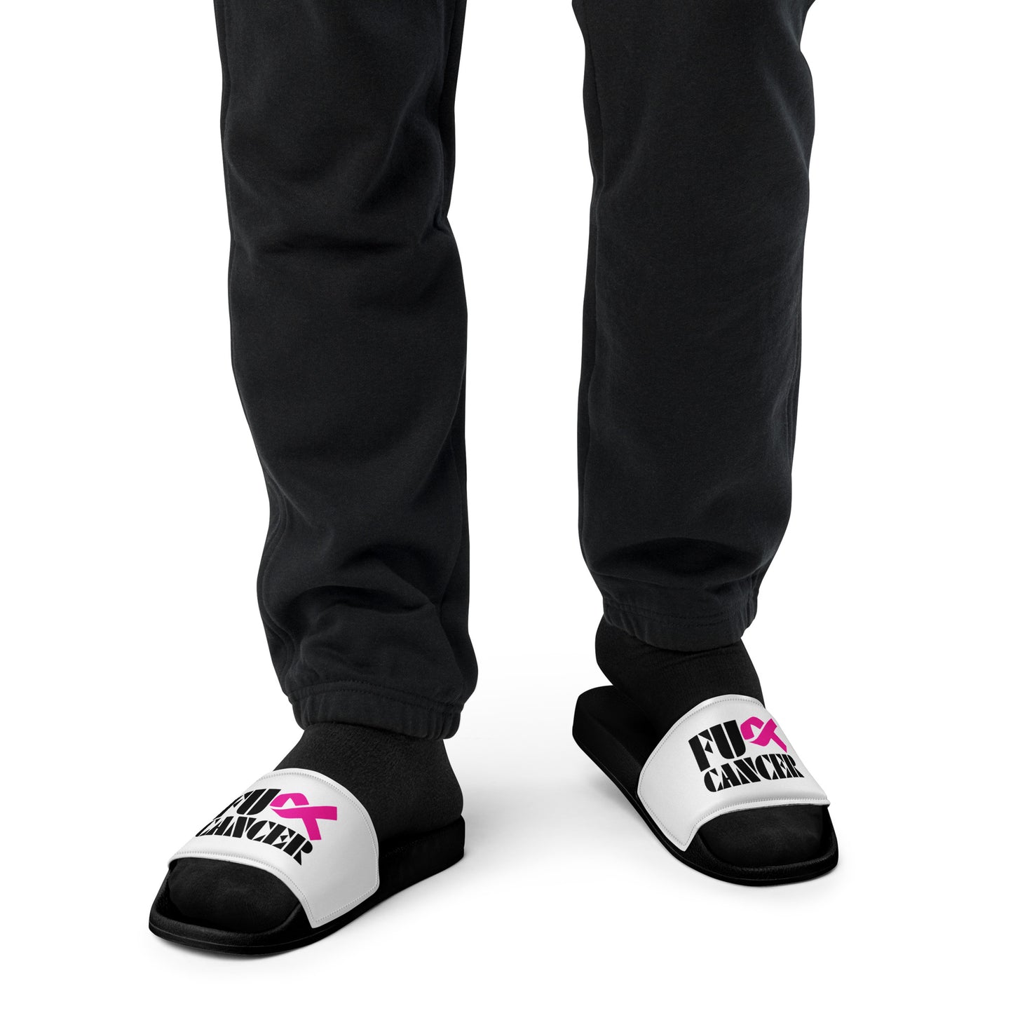 Fuck Cancer, Slippers, Sandals, Men’s slides