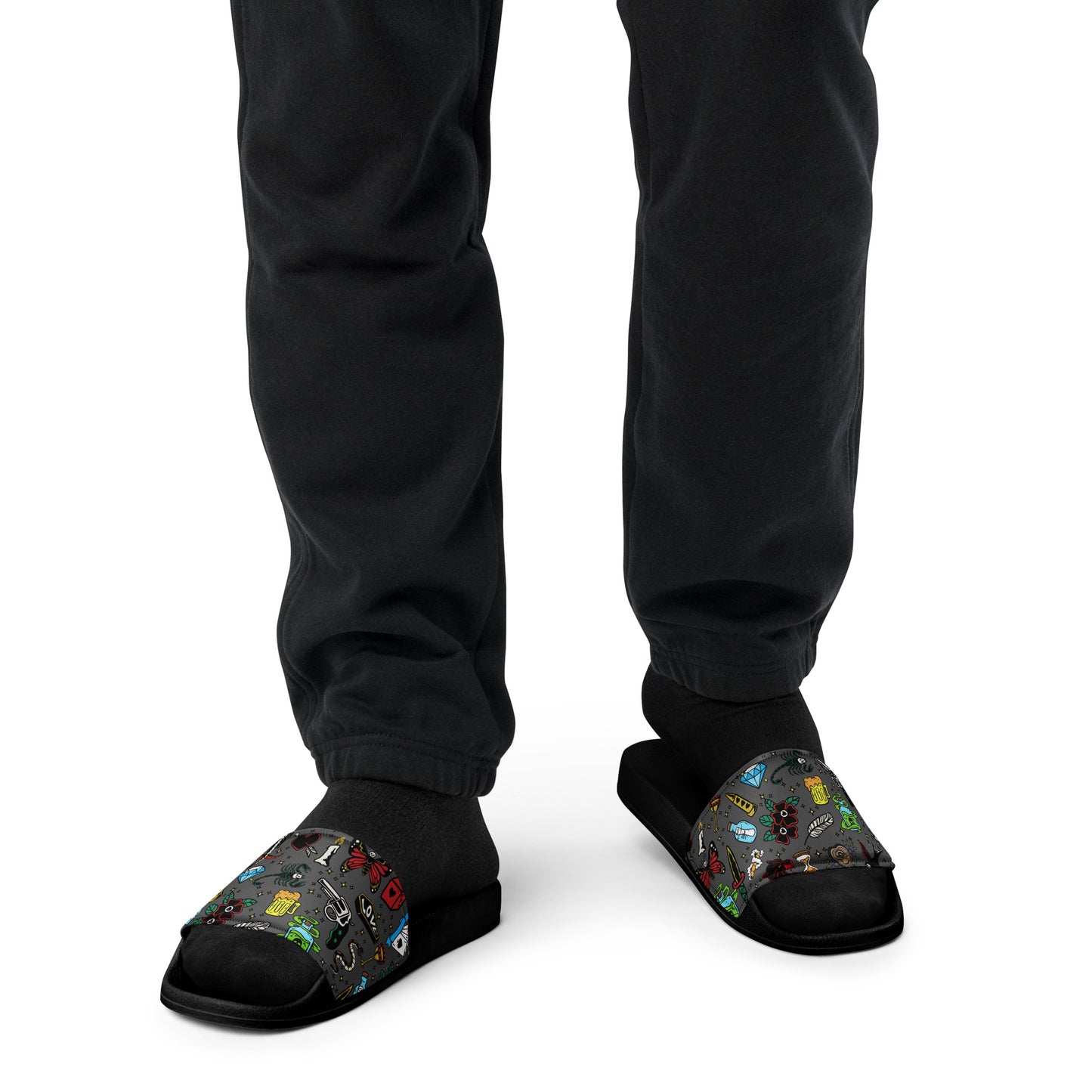 Tattoo Flash print Men’s slides