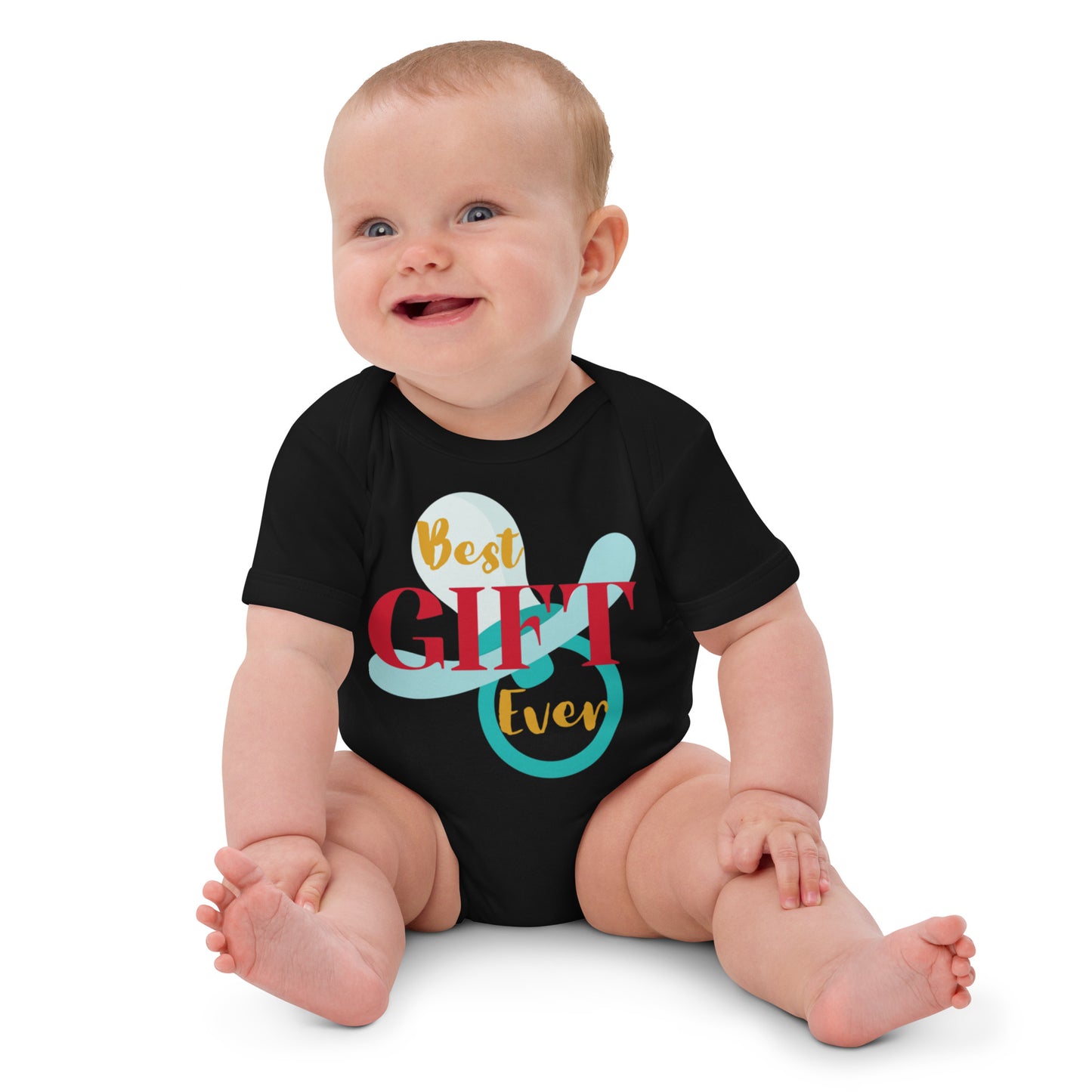 Best Gift Ever Organic cotton baby bodysuit