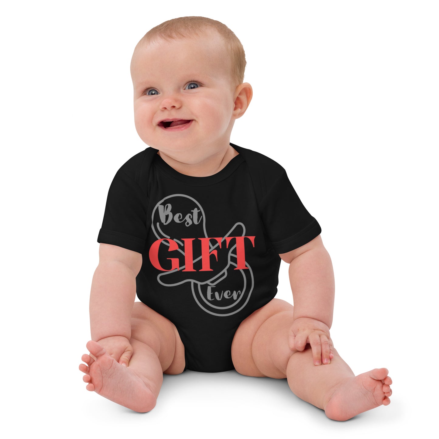 Best Gift Ever Organic 100% Cotton baby bodysuit