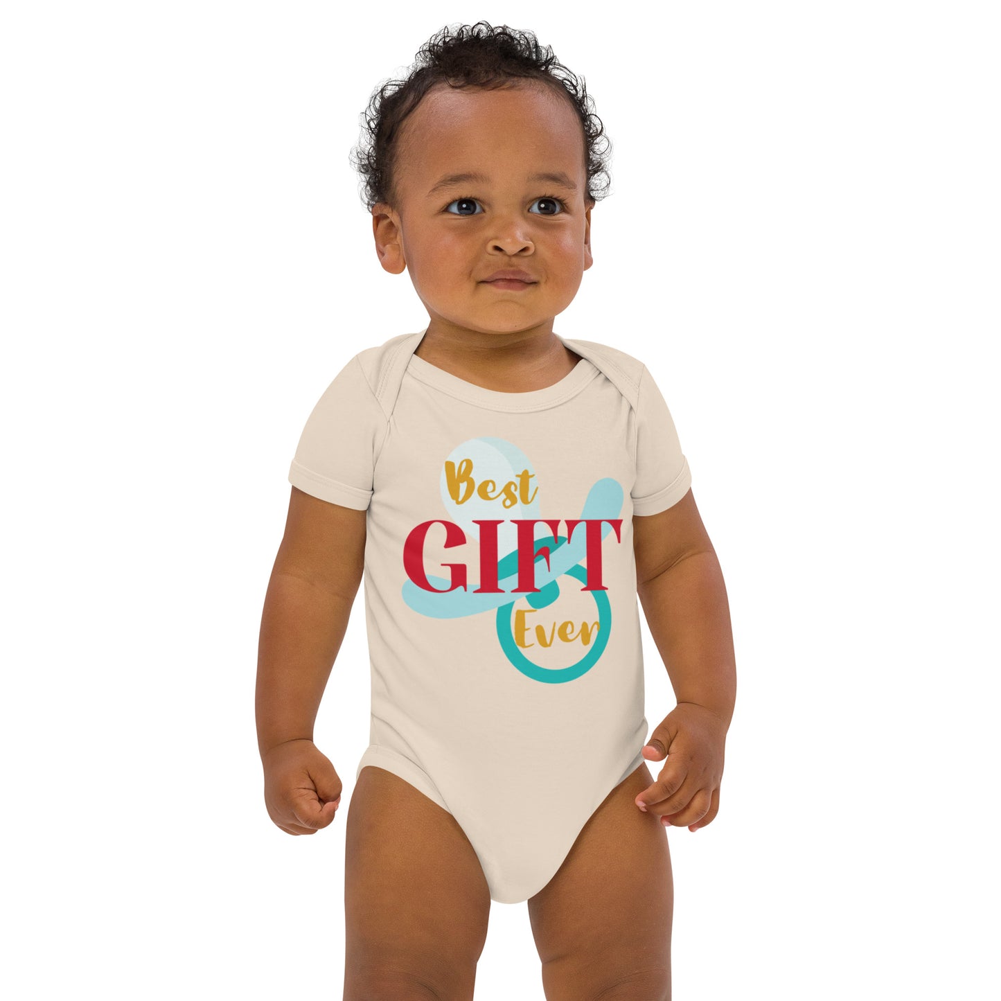 Best Gift Ever Organic cotton baby bodysuit