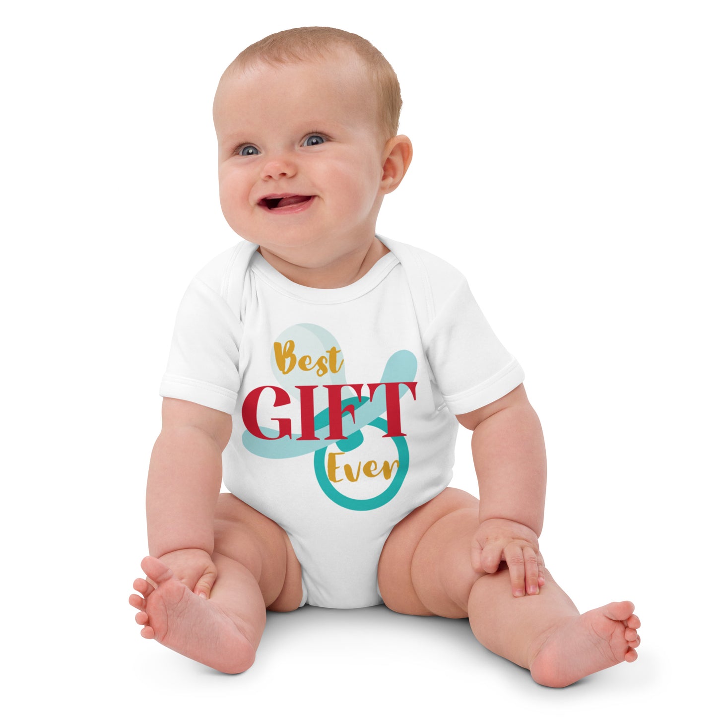 Best Gift Ever Organic cotton baby bodysuit