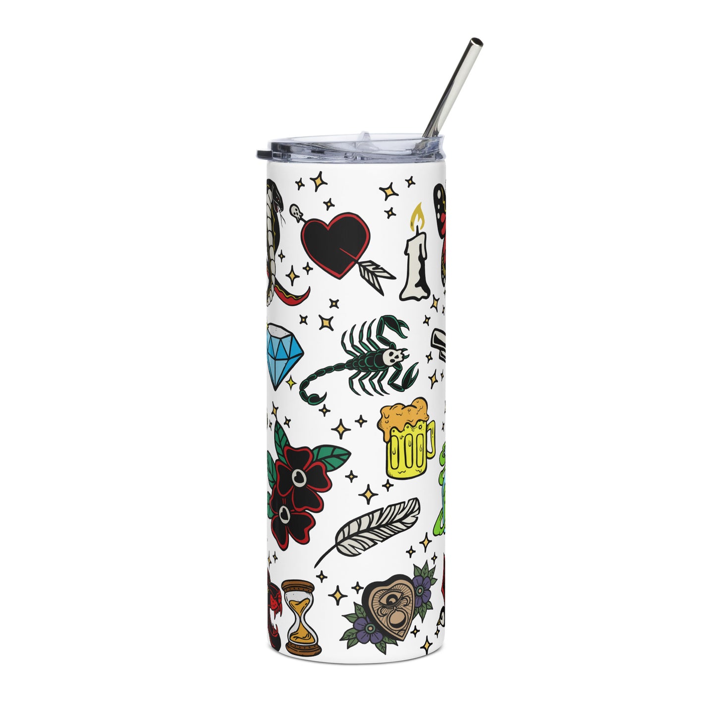 TATTOO Stainless steel tumbler