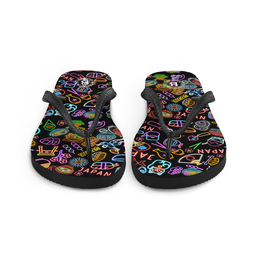 Japanese Neon Sign.Flip-Flops