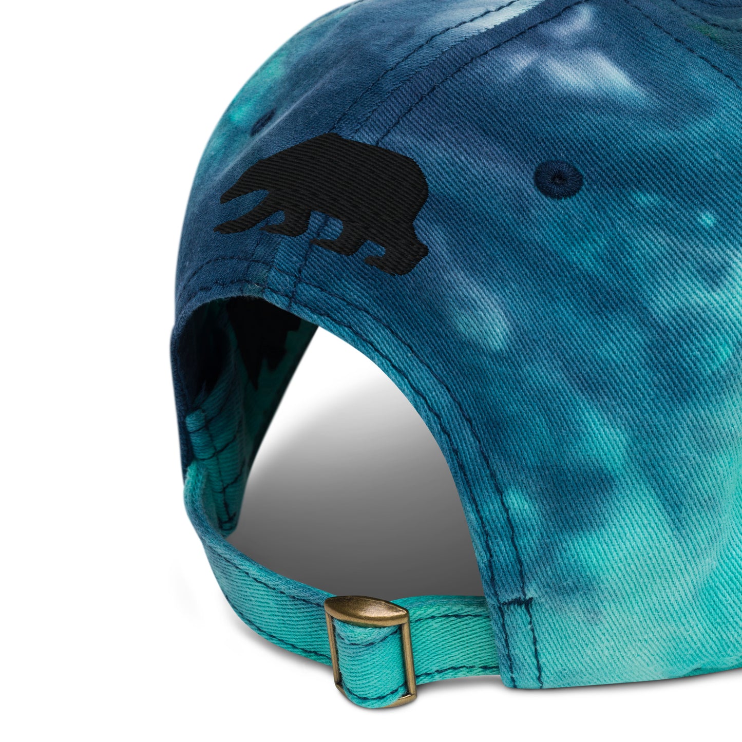 California Grizzly Bear Japanese Katakana Tie dye hat
