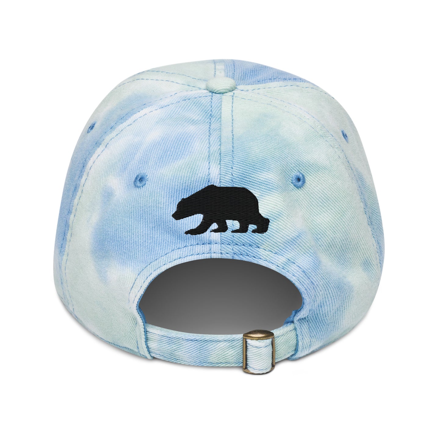 California Grizzly Bear Japanese Katakana Tie dye hat