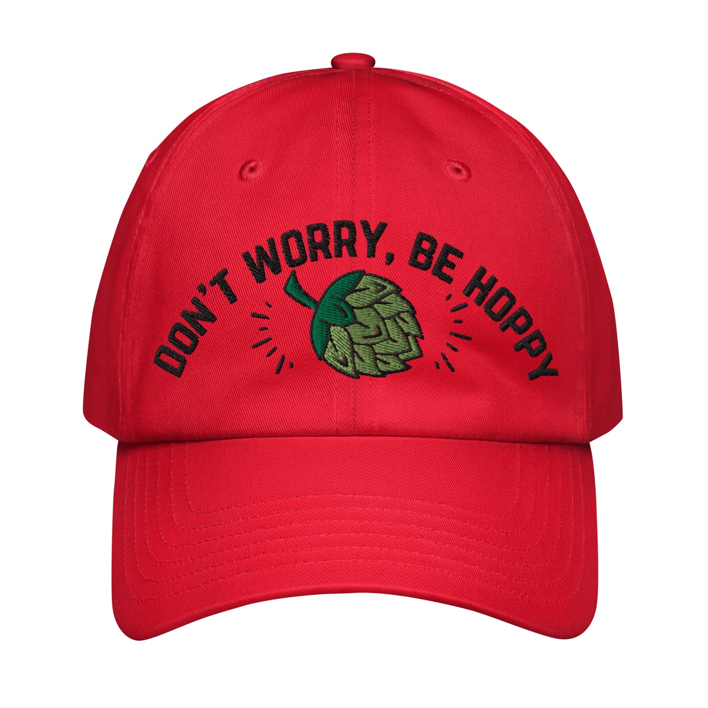 Don't worry, be hoppy. Beer Lover, fathers day gift, Under Armour® dad hat