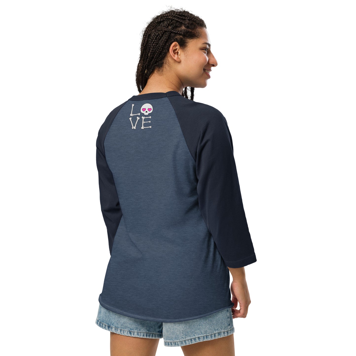 Love is like Heaven, kawaii, ai, 3/4 sleeve raglan shirt